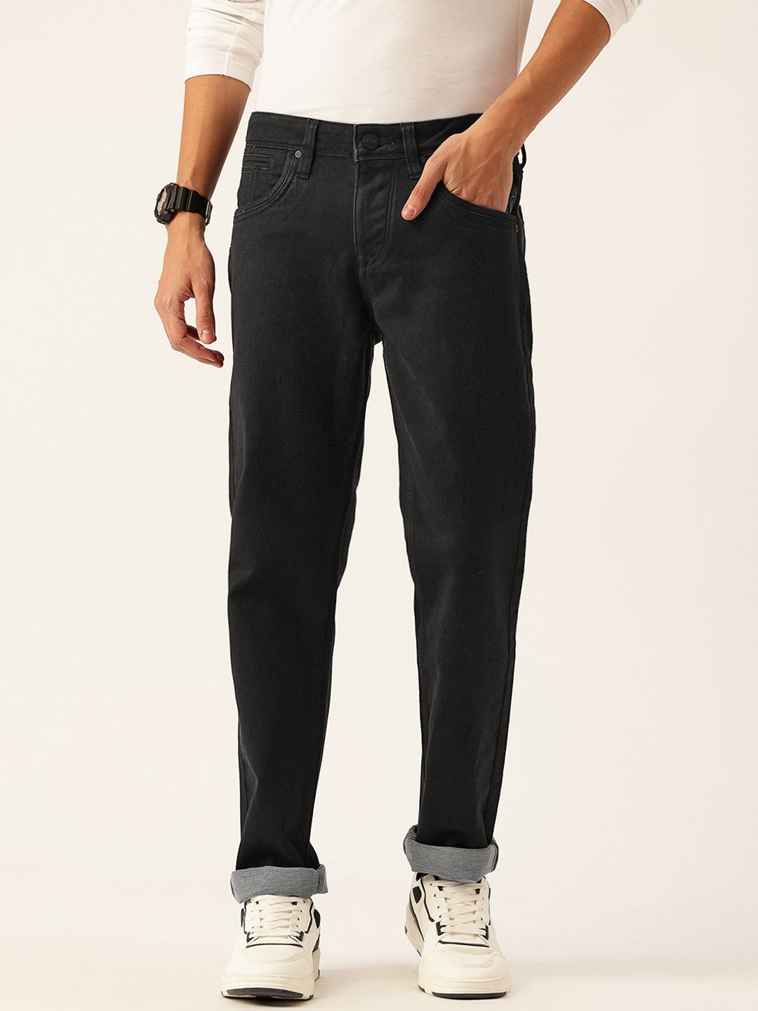 Integriti Men Slim Fit Mid-Rise Stretchable Jeans