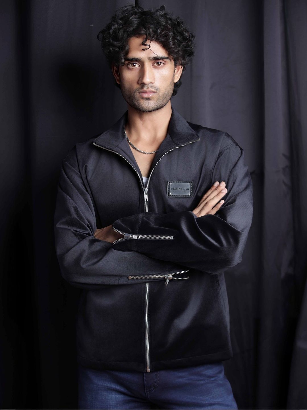 Fear No Man Men Bomber Jacket