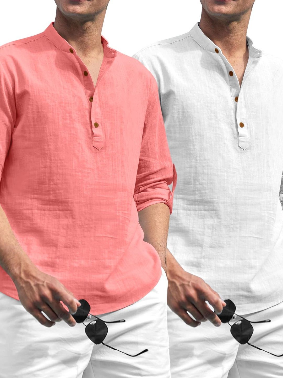 ZELINCO Men Thread Work Kurta