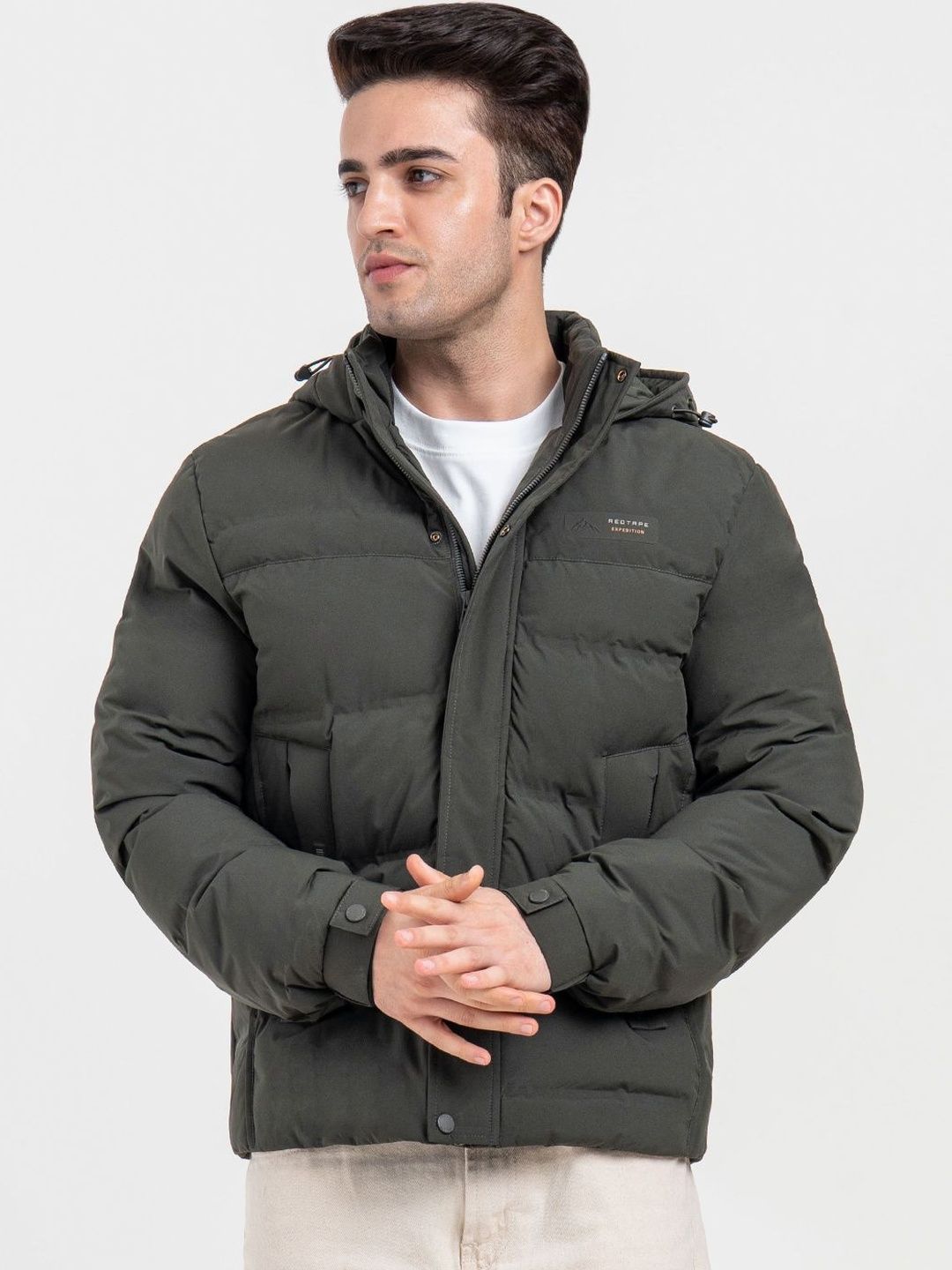Buy Red Tape Men Heatseal Protected Padded Jacket - Jackets for