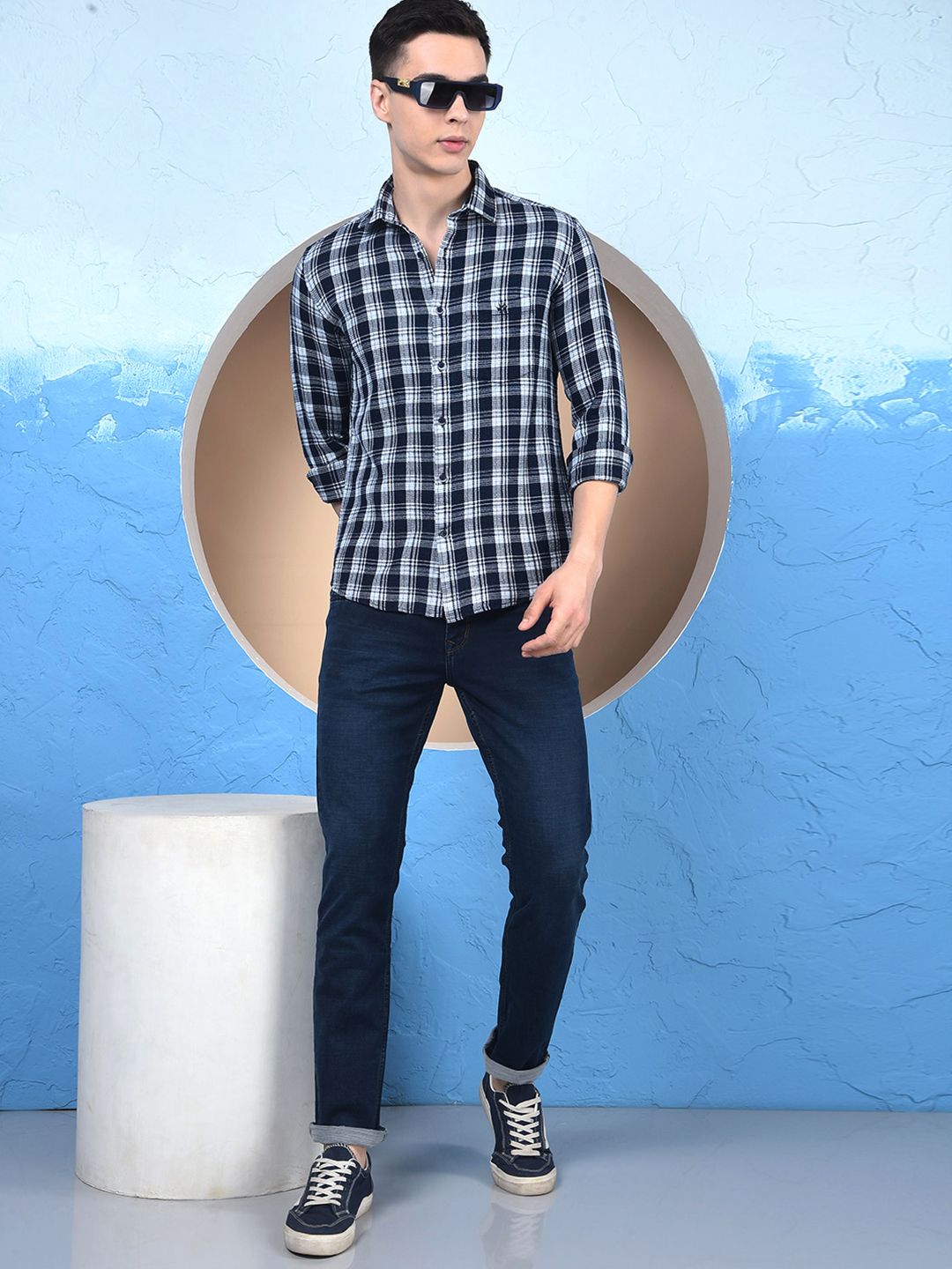 Crimsoune Club Men Slim Fit Mid-Rise Stretchable Jeans