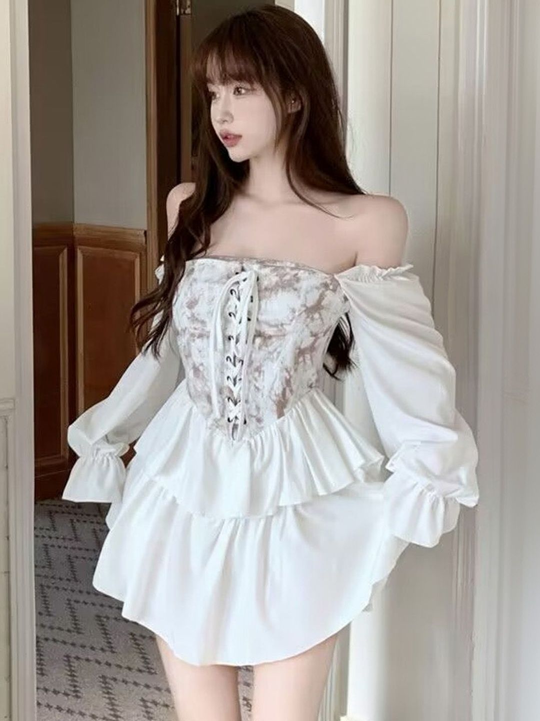 corset dress myntra Corset from @savana Dress from @myntra Comment for Links! , Corset , Maxi Dress , Myntra , Styling , Summer , Fantasy Fashion, #reels #explore #styling #myntra #outfitideas #dresses