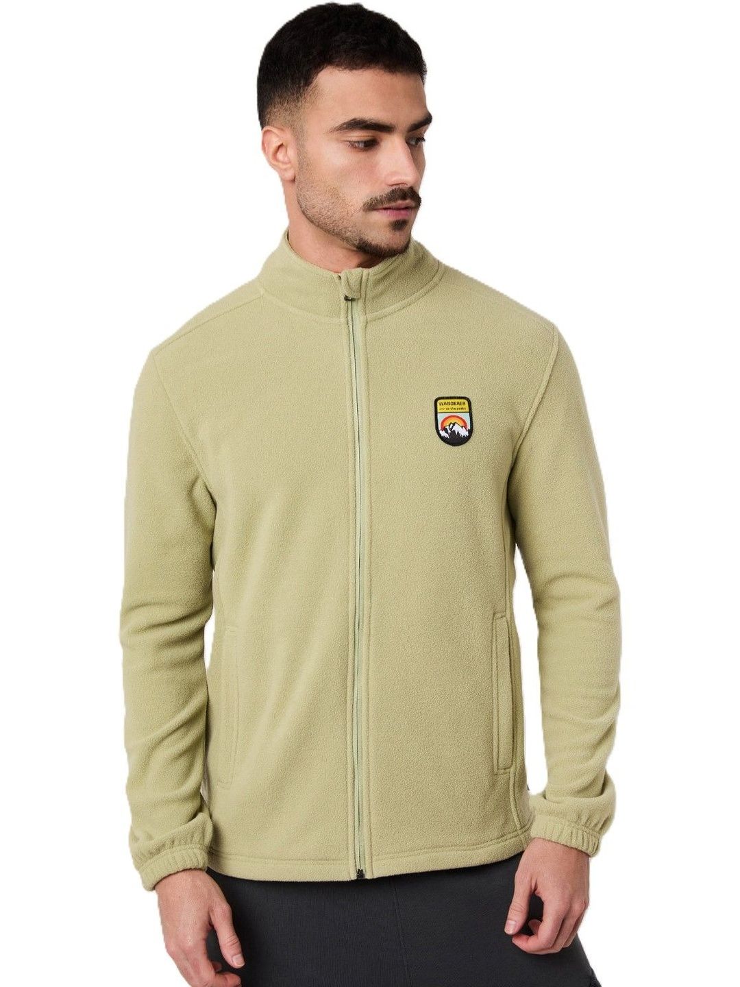 Wildcraft Men Brand Logo Lightweight Outdoor Open Front Jacket