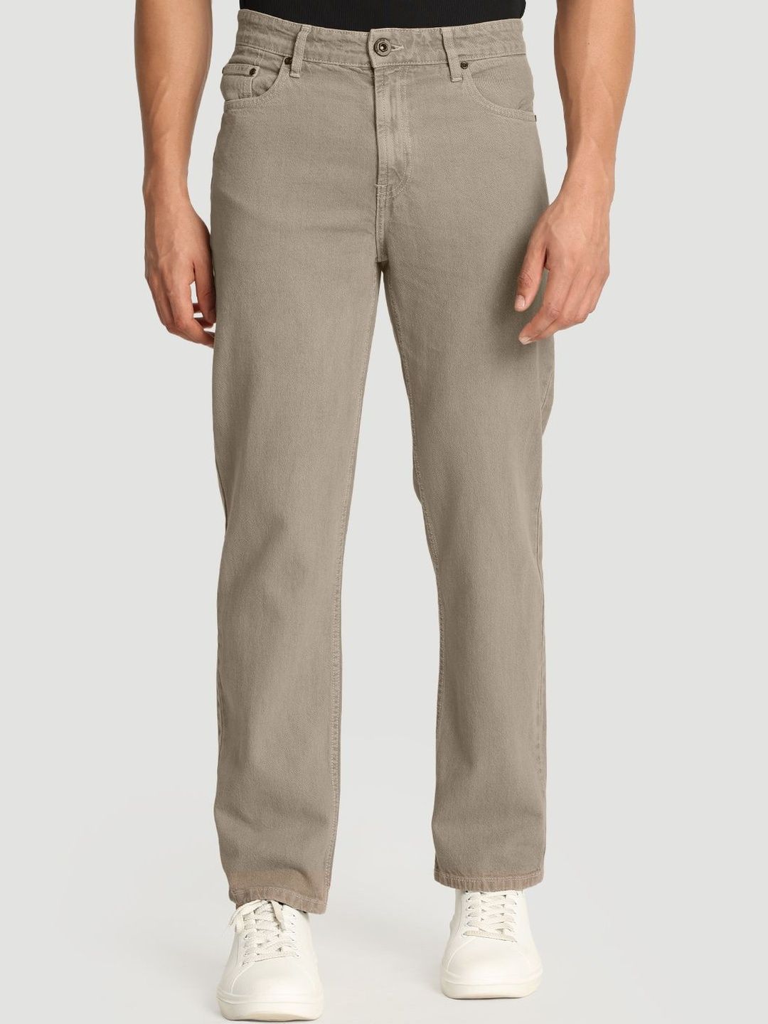 The Roadster Lifestyle Co Men Green Relax Fit Jeans
