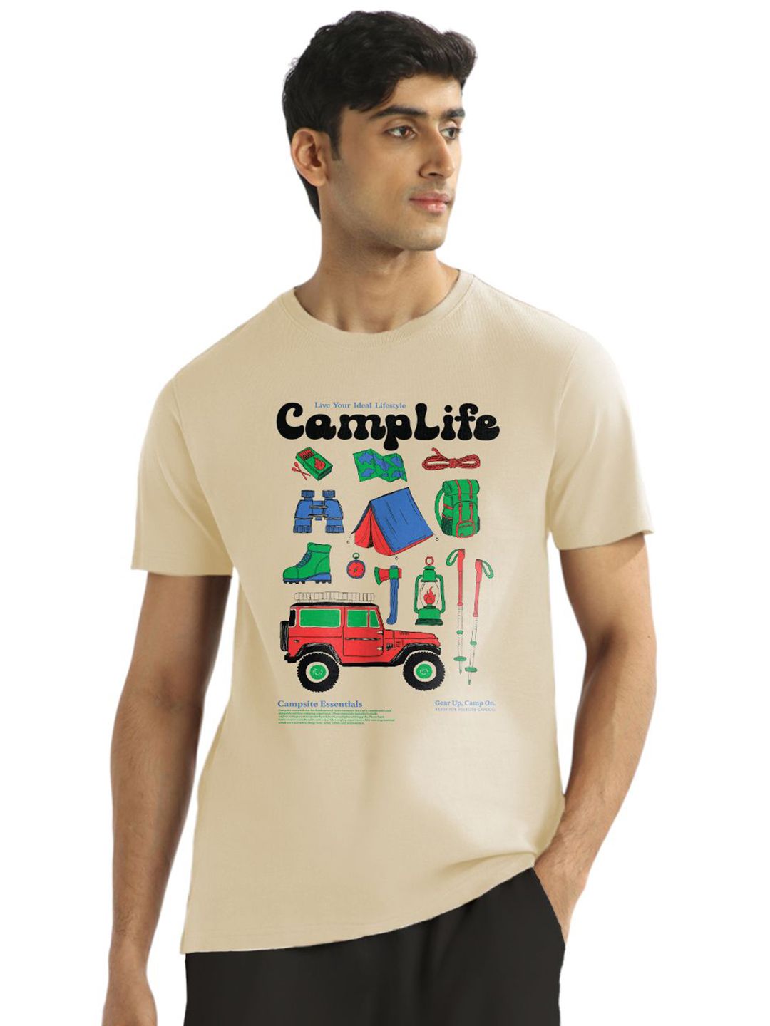 NOBERO Men Printed T-shirt