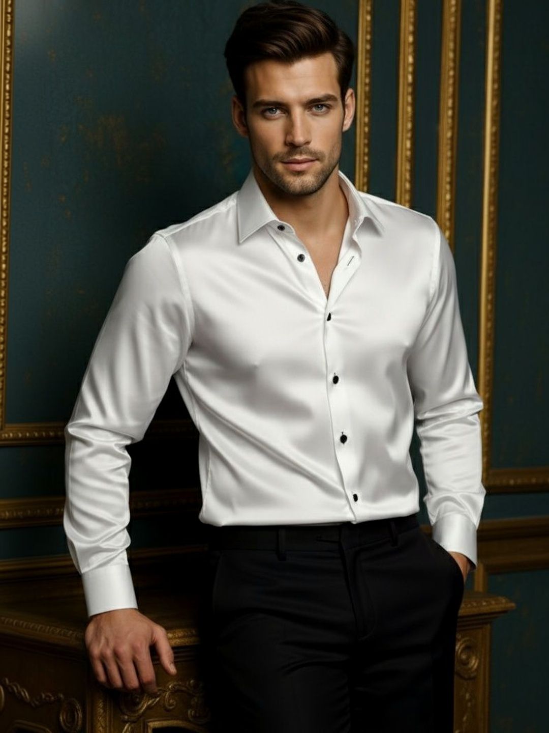 BADLAND Men Classic Formal Shirt