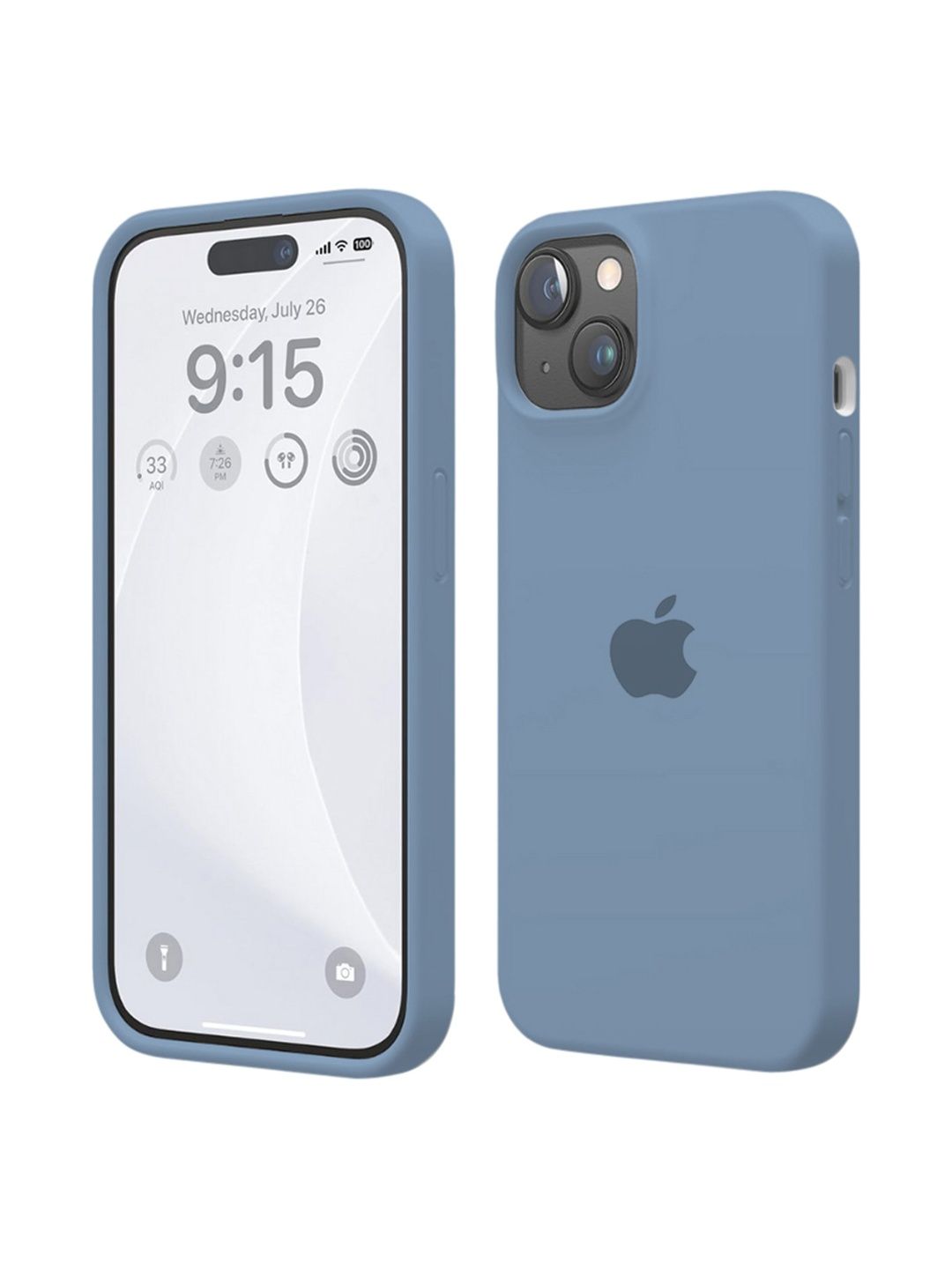 INNOPACE Silicone iPhone 15 Back Case