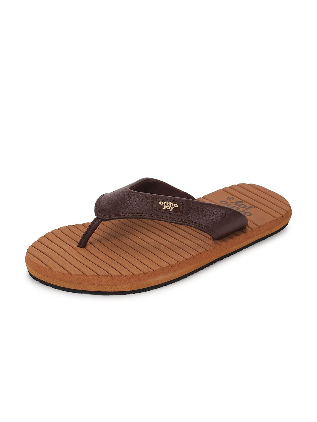 ORTHO JOY Men Rubber Thong Flip-Flops