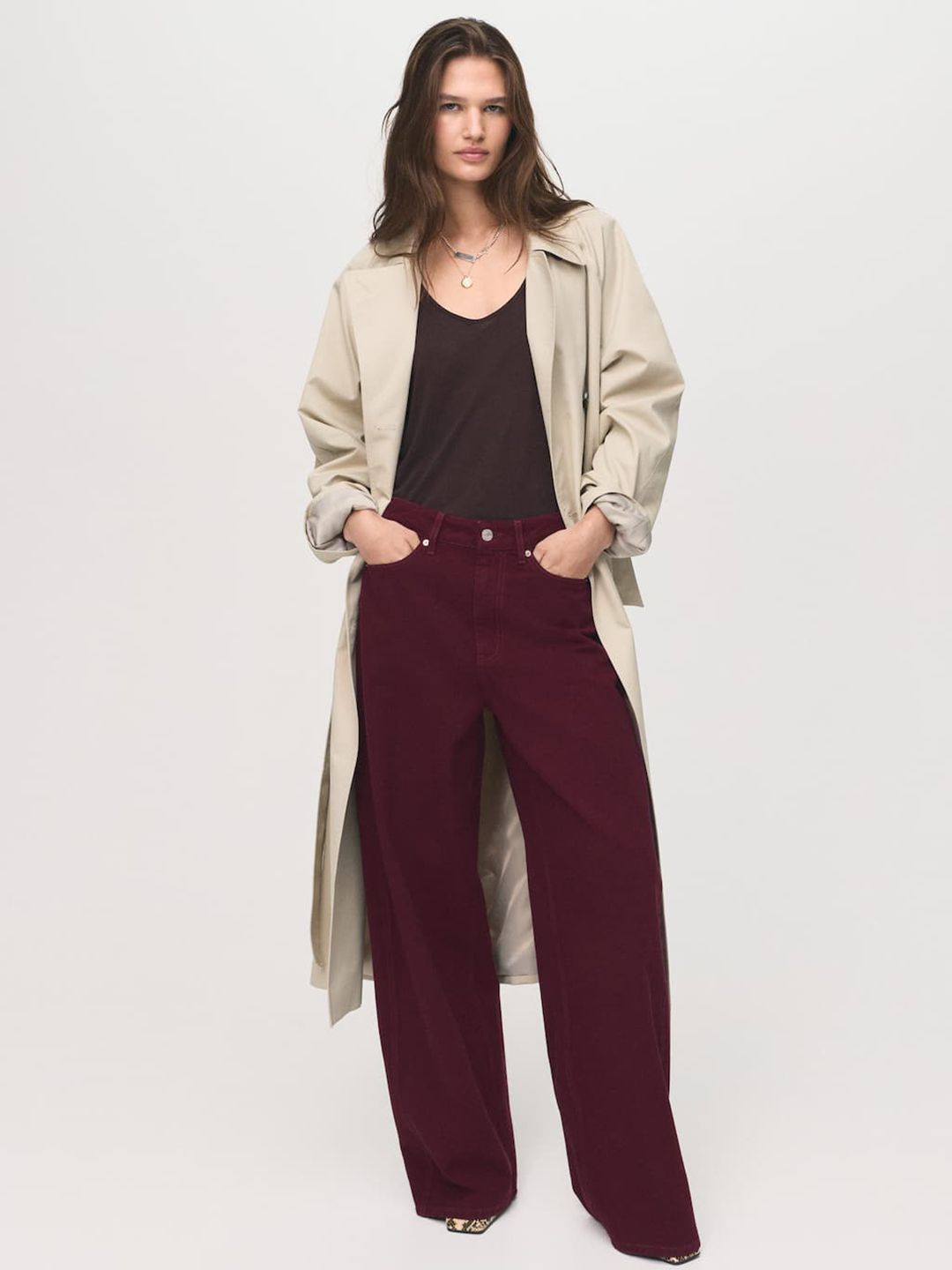 Mid-Rise Loose Fit Stretchable Jeans