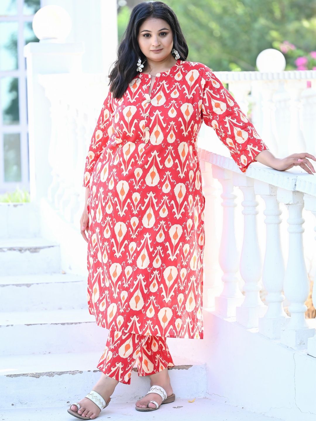 Buy Extra Love By Libas Plus Size Women Floral Printed Regular