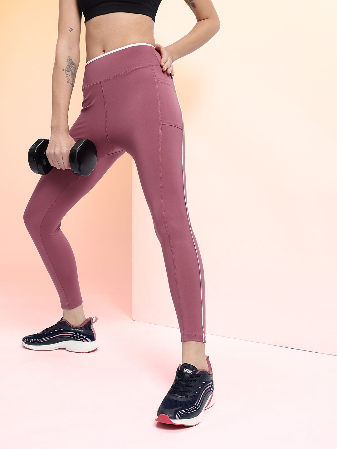 HRX by Hrithik Roshan Women Rapid-Dry Training Ankle length Tights