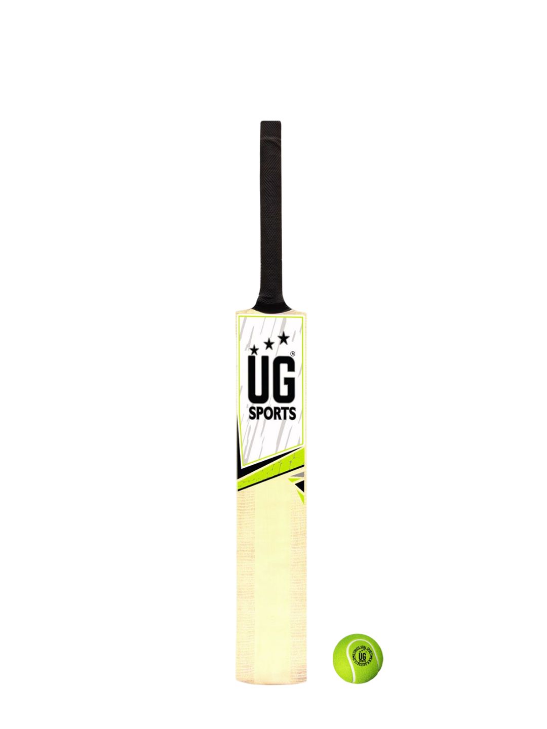 UG SPORTS UG SPORTS Light Weight Willow Wooden Full Size Cricket Bat With Cover & Tennis Ball