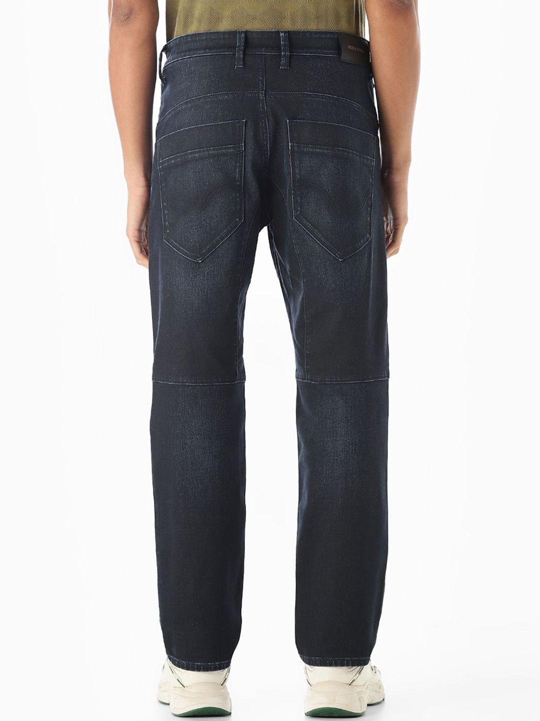 Low-Rise Light Fade Stretchable Tapered Fit Jeans