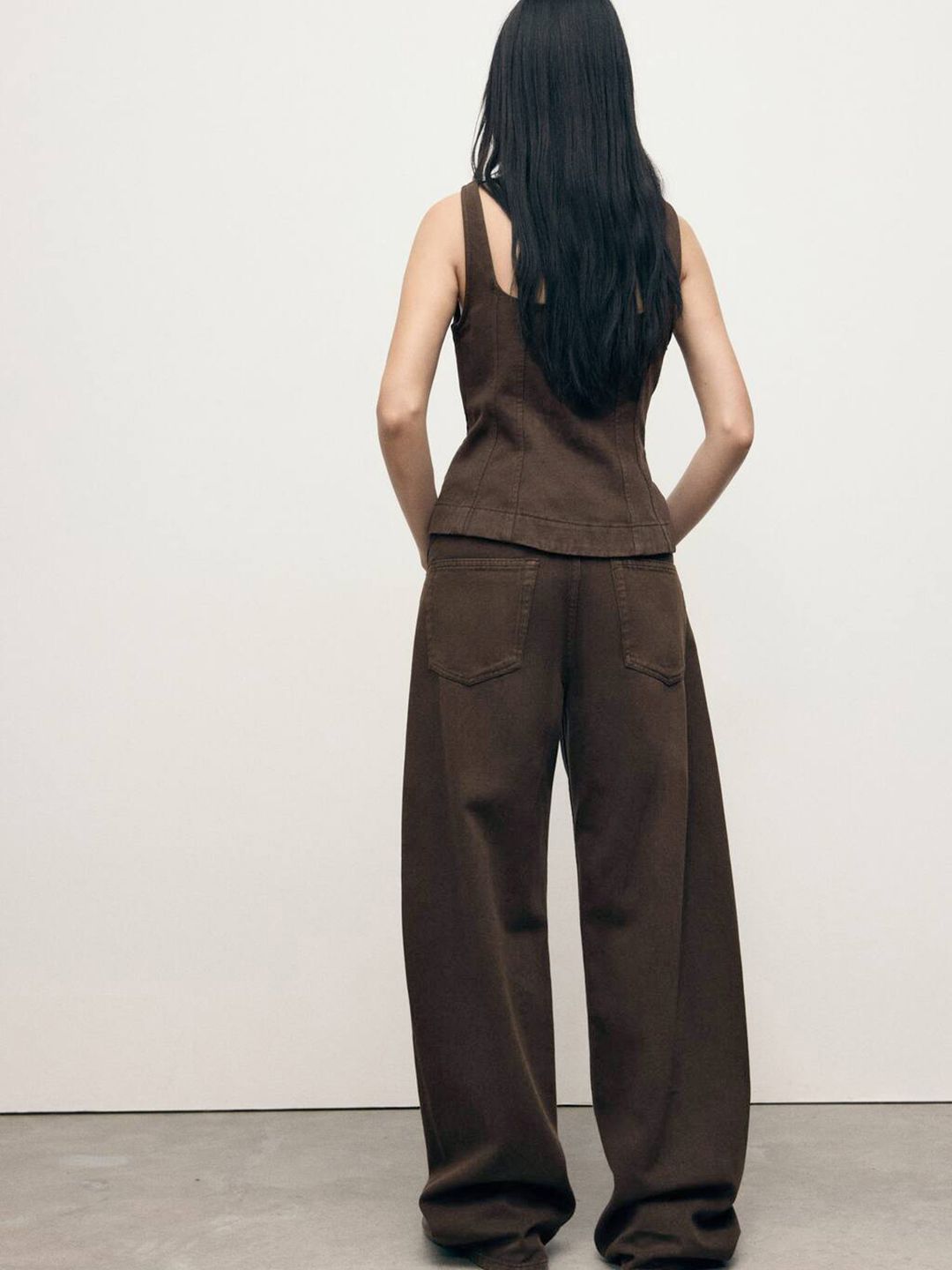 Mid-Rise Loose Denim Jeans