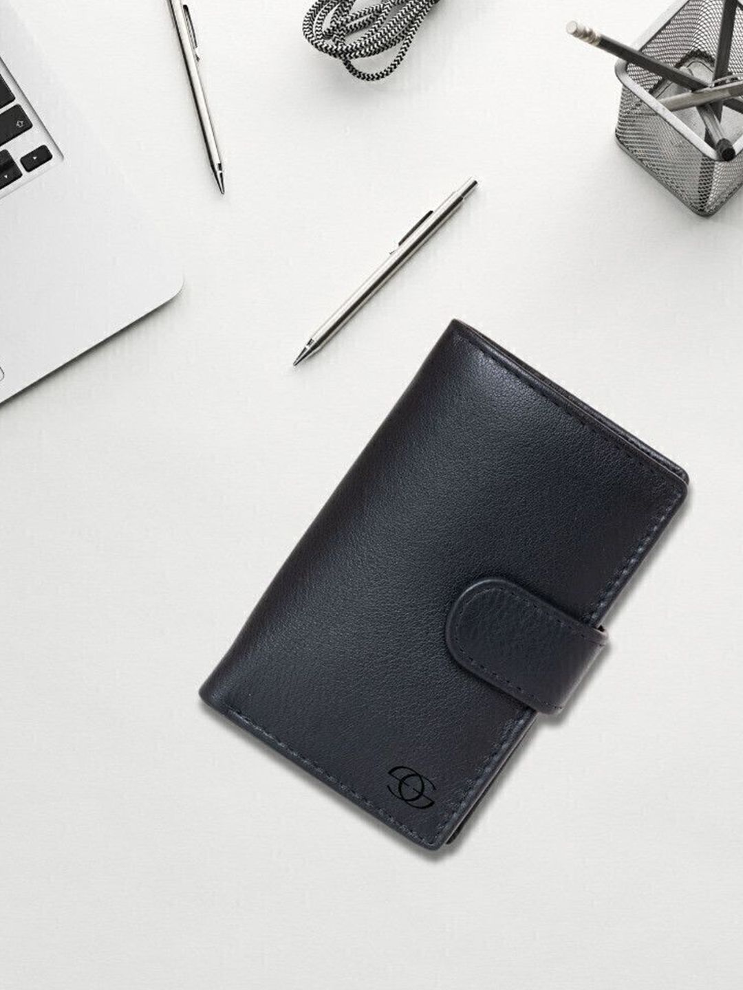 GEO TRENDS Men Leather Two Fold Wallet