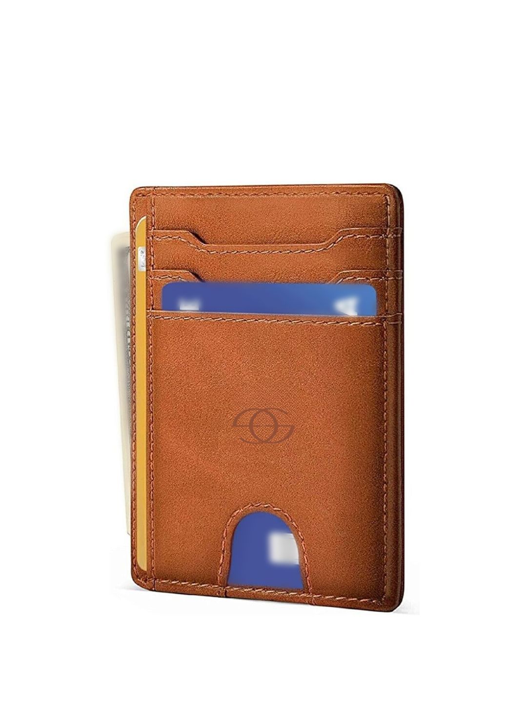 GEO TRENDS Unisex Leather Two Fold Wallet