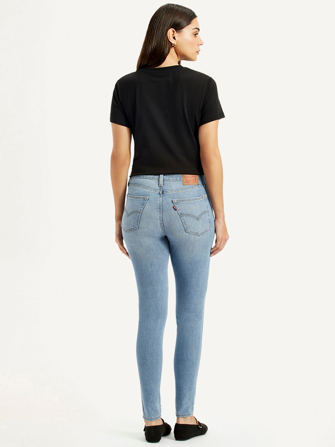 High Rise Skinny Light Blue Jeans