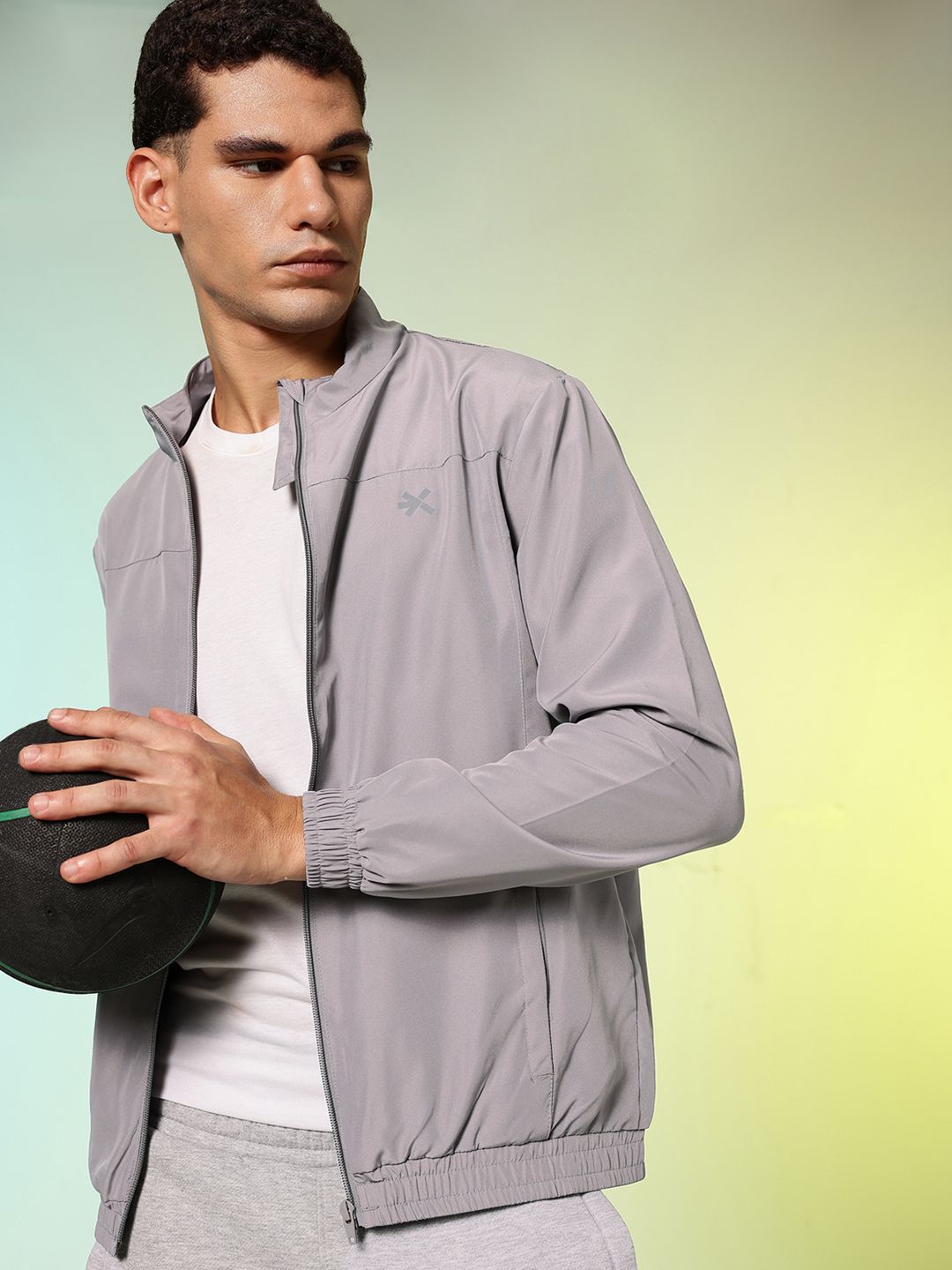 HRX by Hrithik Roshan Mock Collar Training Jacket