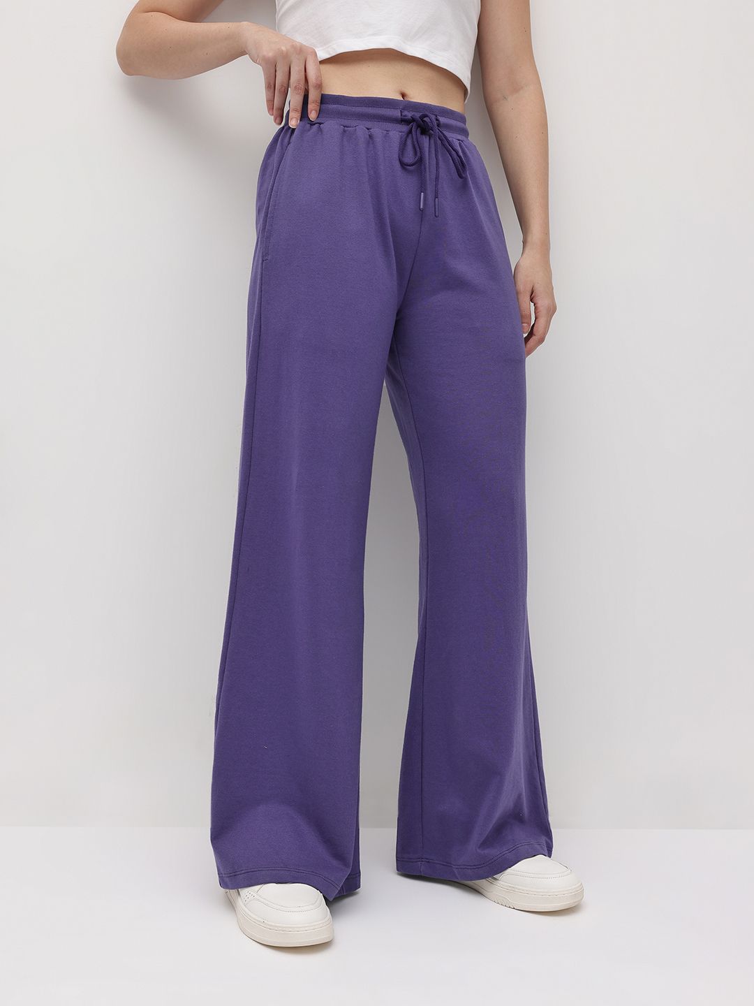 Buy The Roadster Lifestyle Co. Women Comfort Parallel Trousers