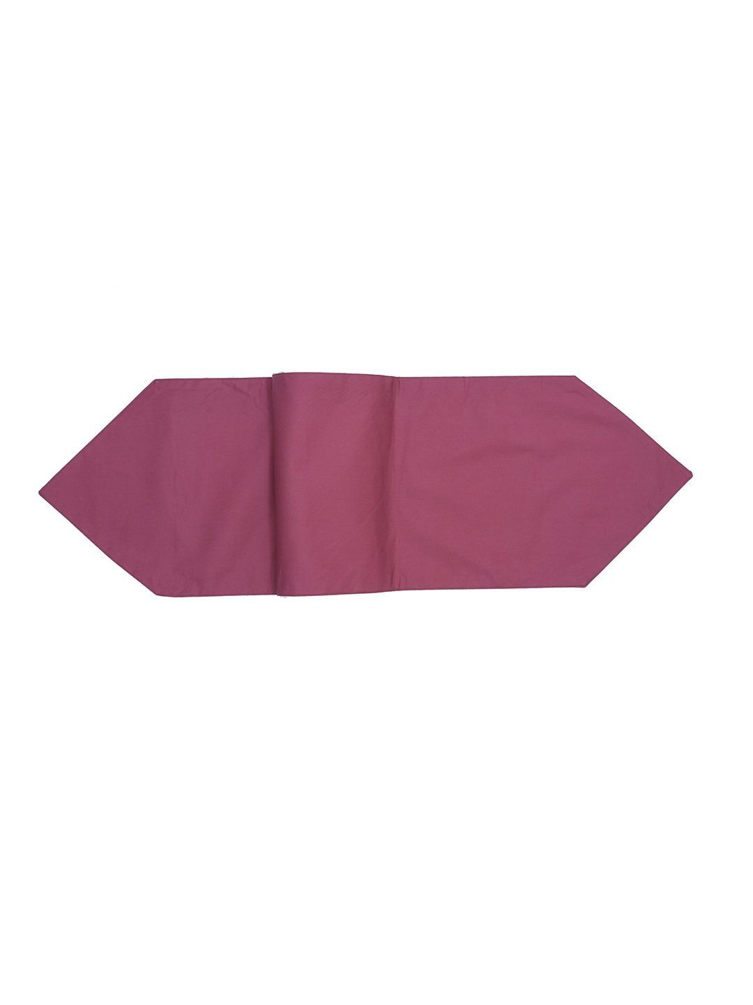MASPAR Wine Color Solid 4-Seater Table Runner