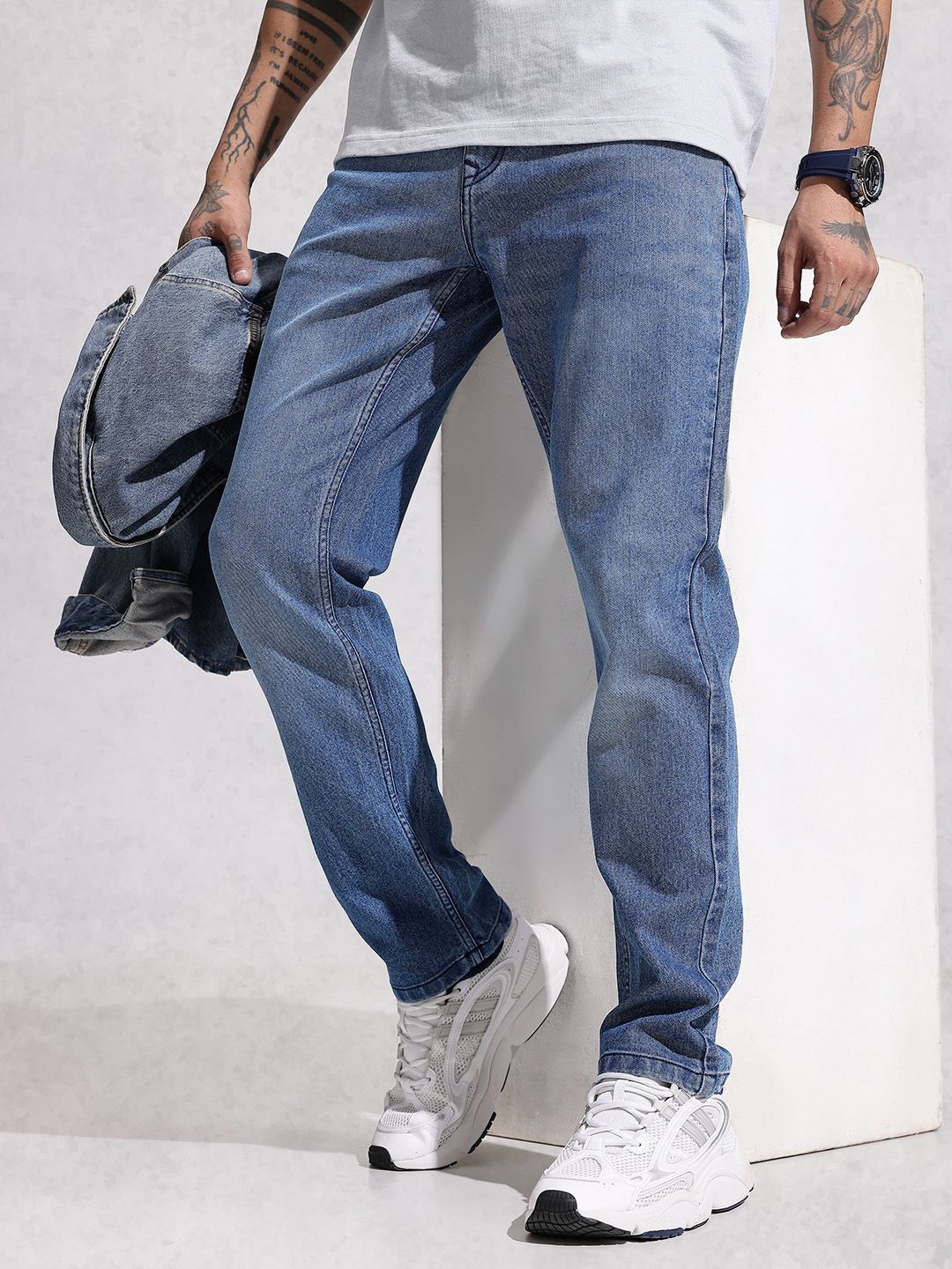 WROGN Men Relaxed Fit Stretchable Jeans