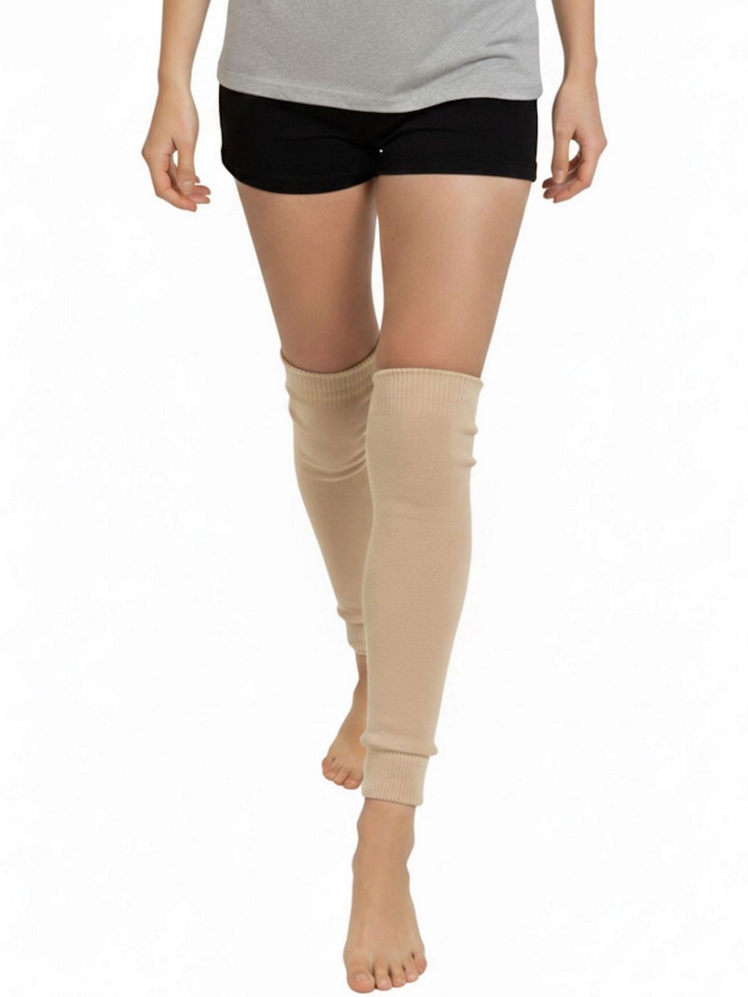 Infispace Unisex Knee-Length Leg Warmer Stretchable Wool Socks