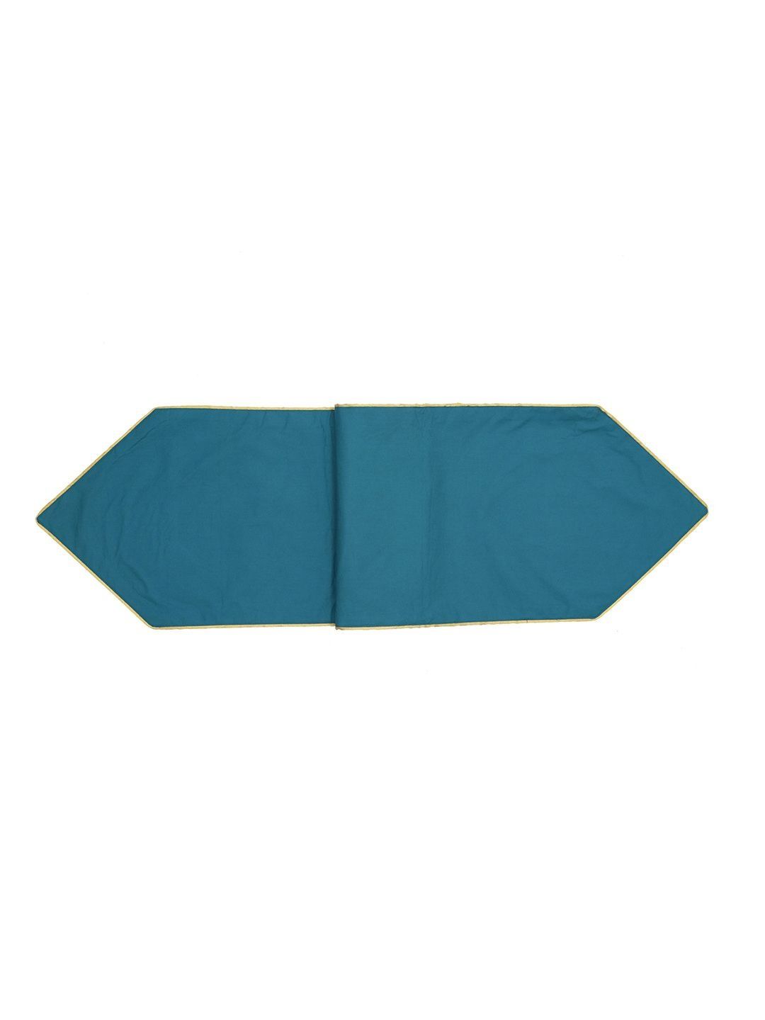 MASPAR Pink & Gold-Toned Solid 4 Seater Table Runner