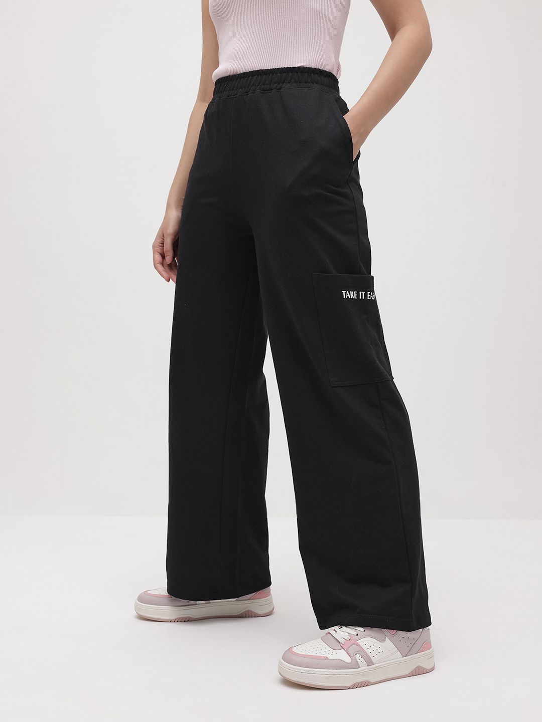 Roadster The Roadster Life Co. Women Mid-Rise Wide Leg Cargos