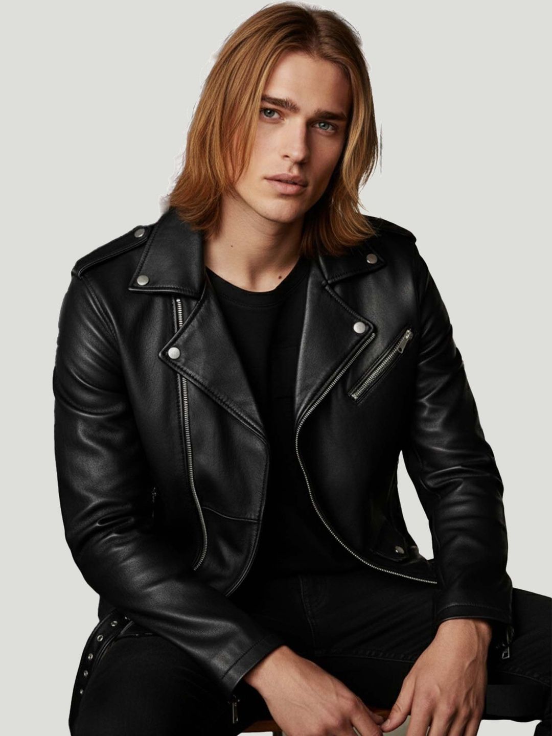Leather Retail Lightweight Biker Jacket