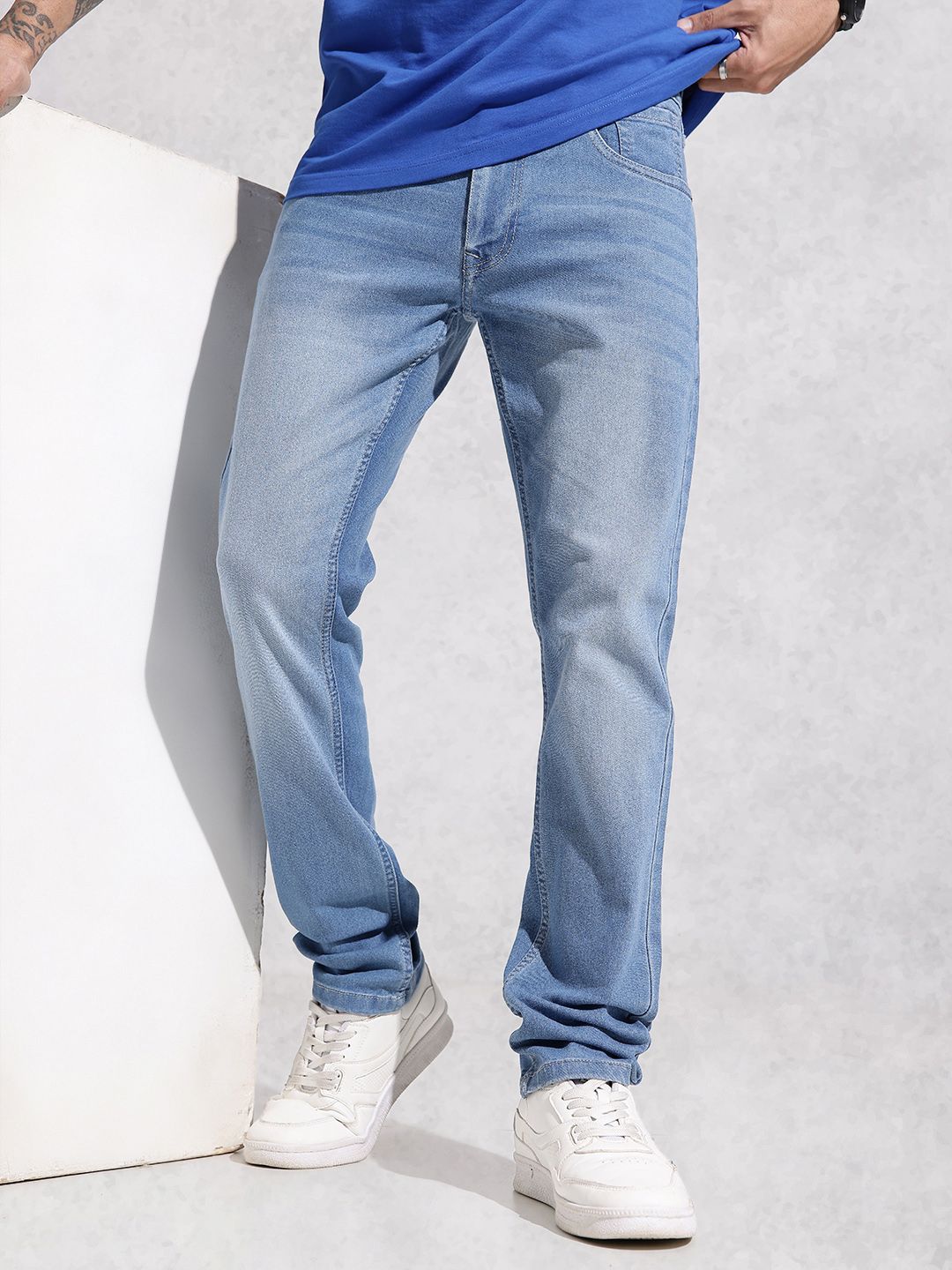 WROGN Men Slim Fit Stretchable Jeans