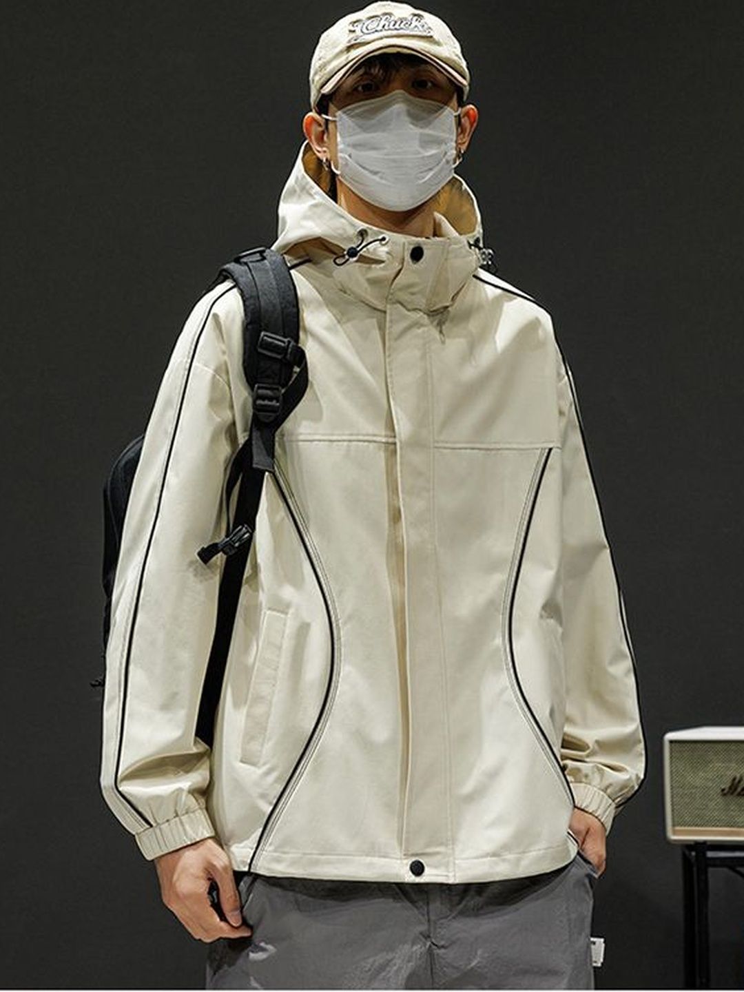 HERE&NOW Longline Hooded Tailored Jacket