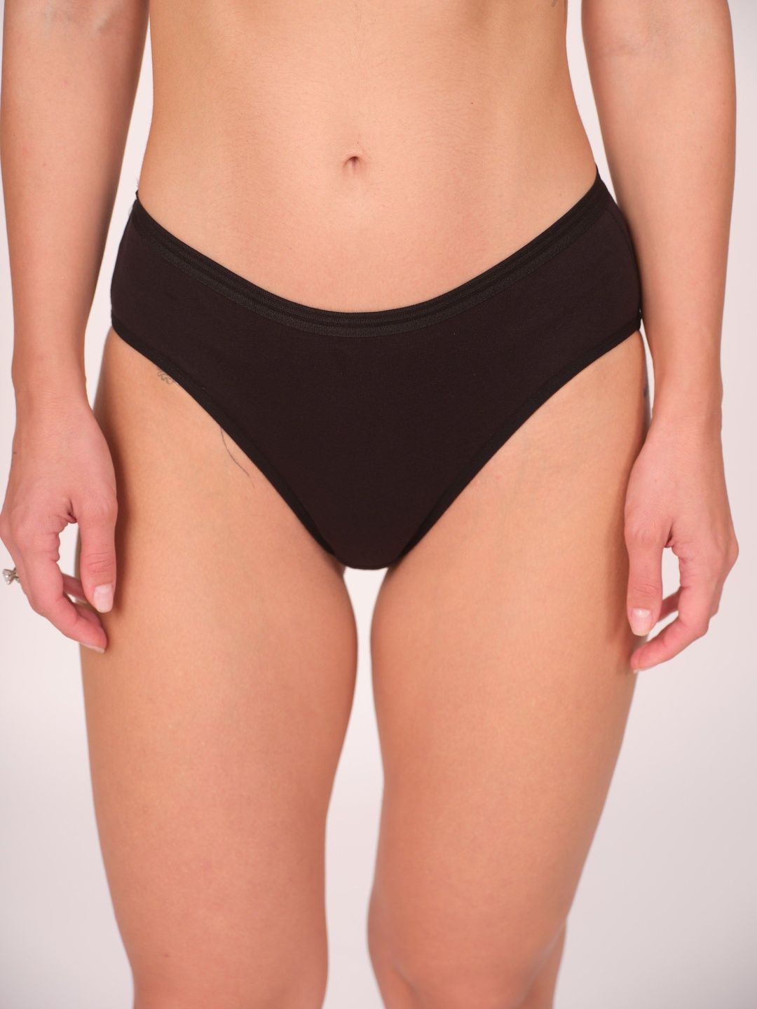 Munns & Mars Women Pack of 3 Solid Cotton Hipster Briefs