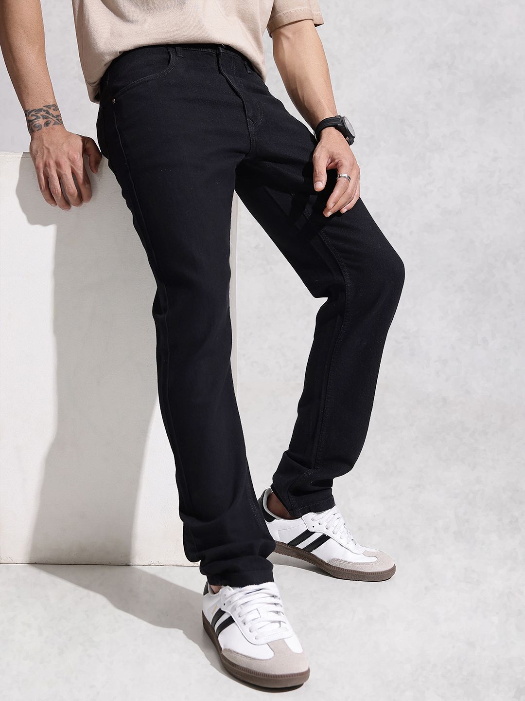 WROGN Men Slim Fit Stretchable Jeans