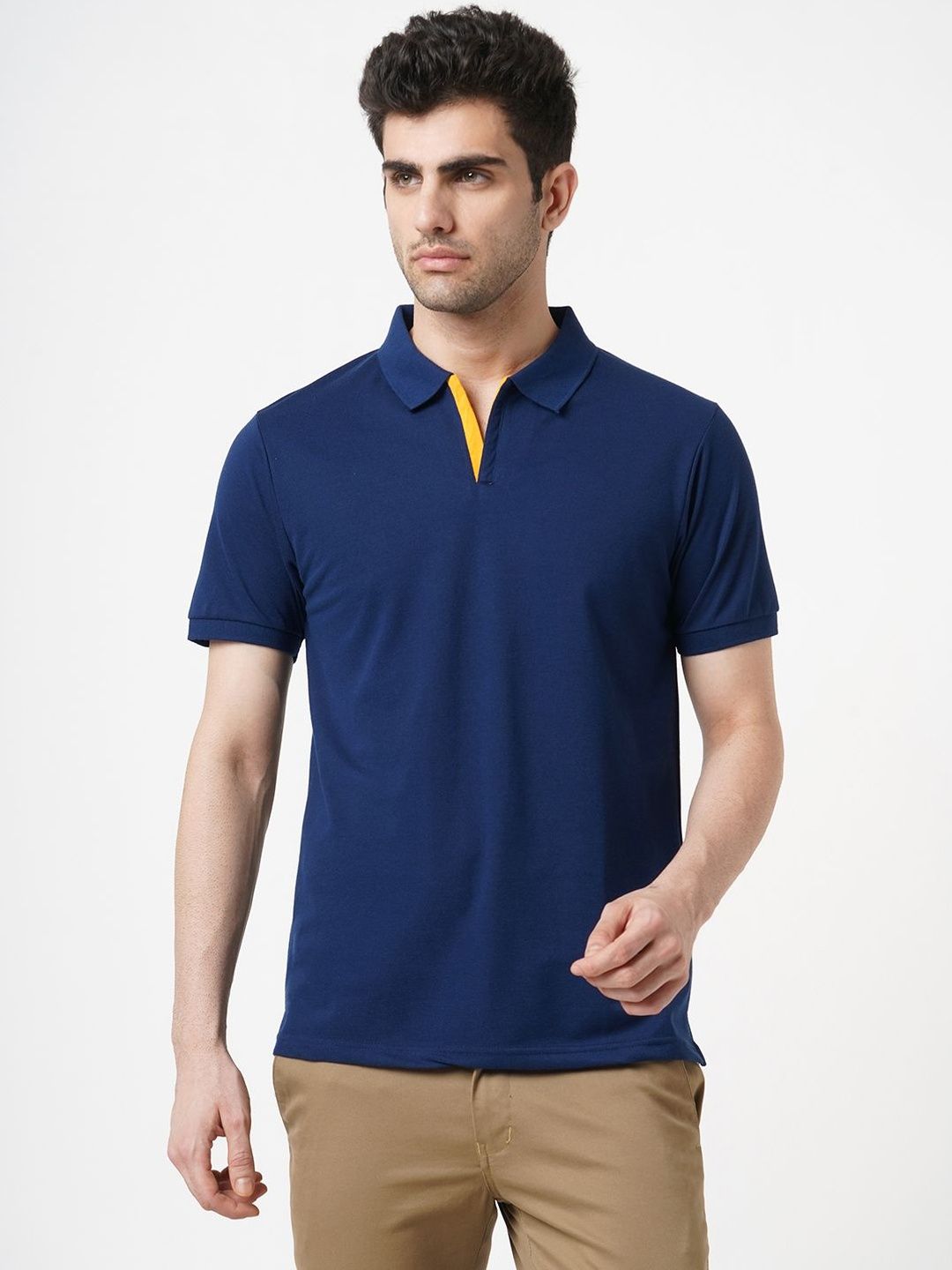 Stitch Hub Polo Collar T-shirt
