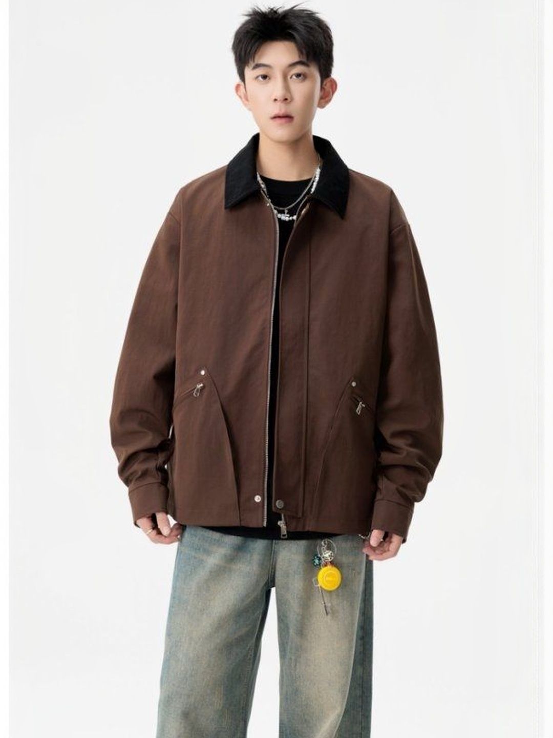 Mast & Harbour Men Spread Collar Solid Tailored Jacket