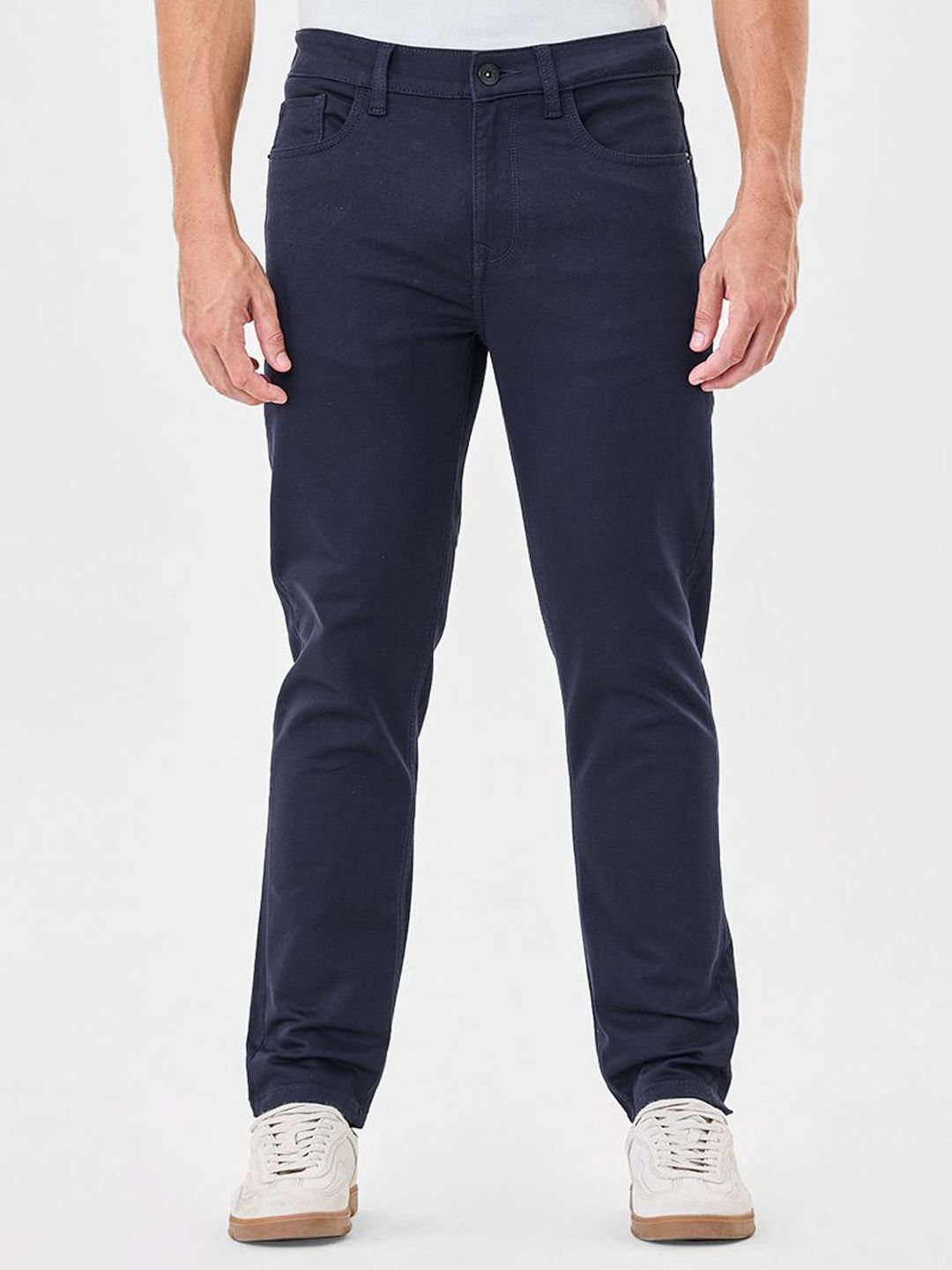 Snitch Men Slim Fit Mid-Rise Stretchable Jeans