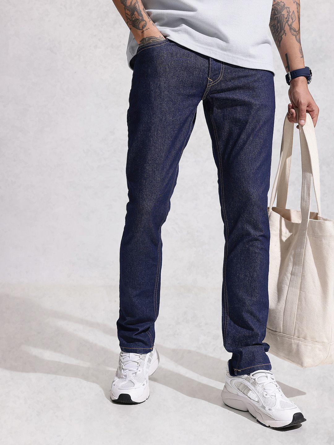 WROGN Men Slim Fit Stretchable Jeans