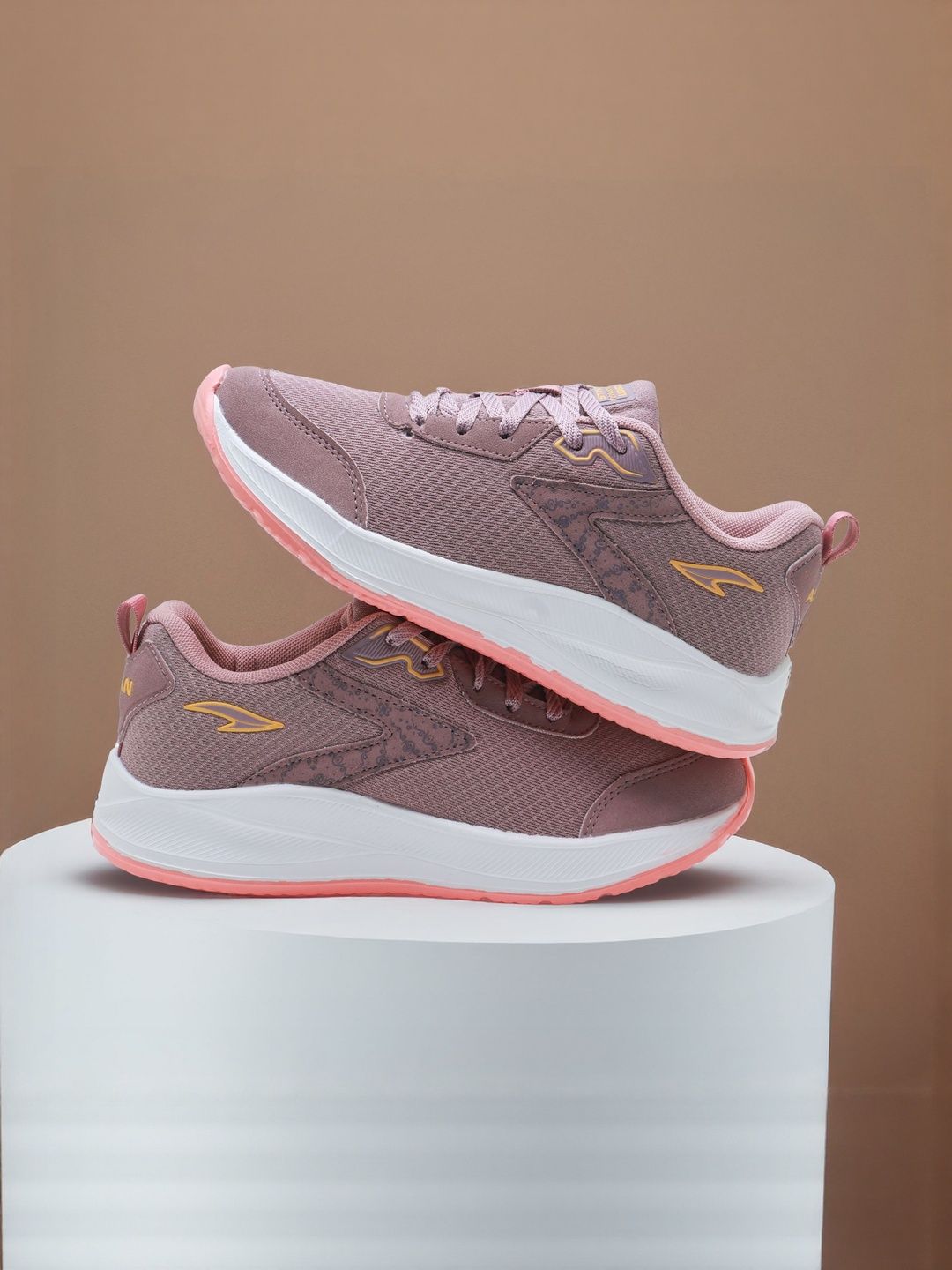 ASIAN ASIAN Women Mauve Lace-Ups Regular Sports Shoes