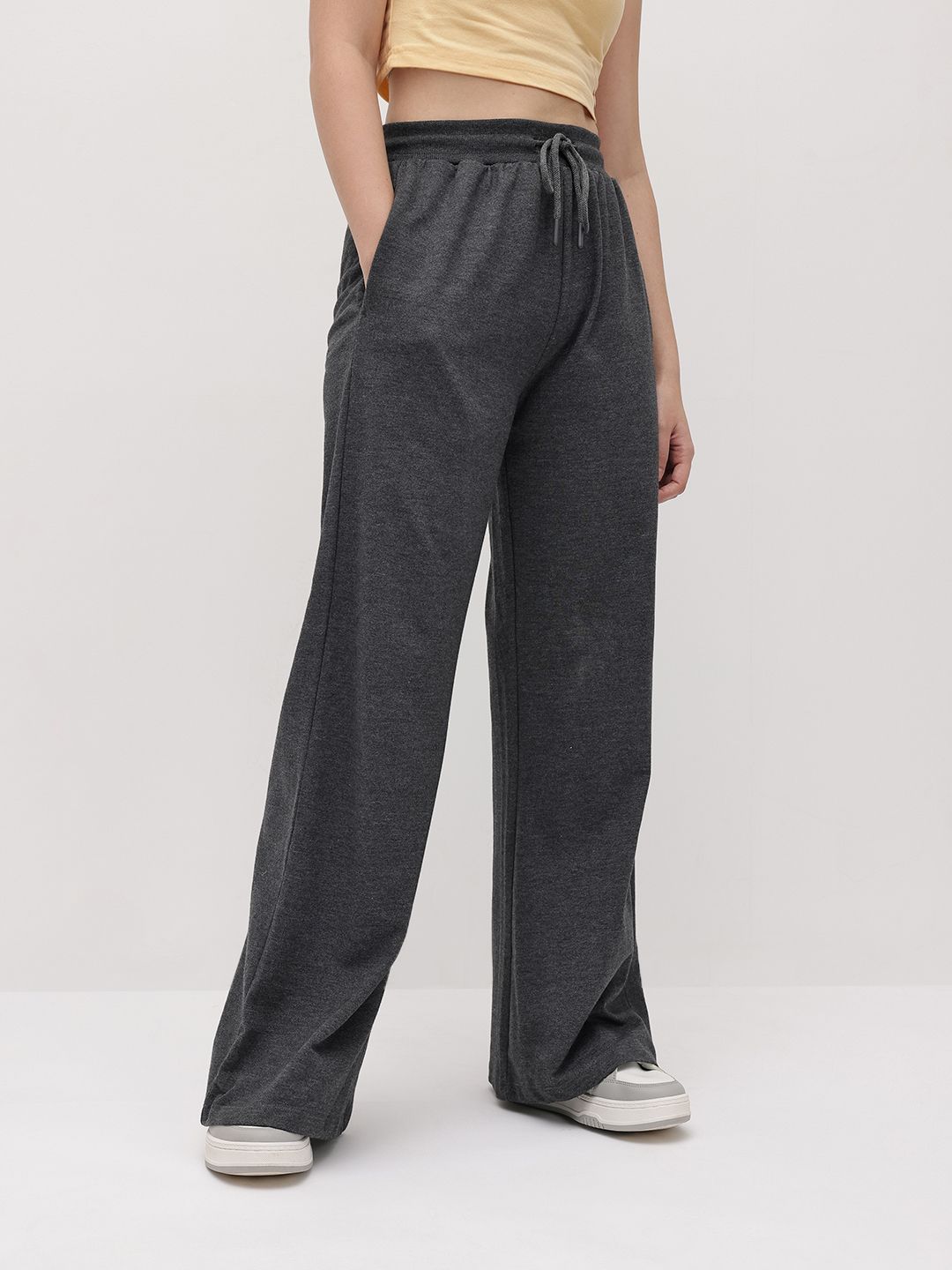 Buy The Roadster Lifestyle Co. Women Comfort Parallel Trousers