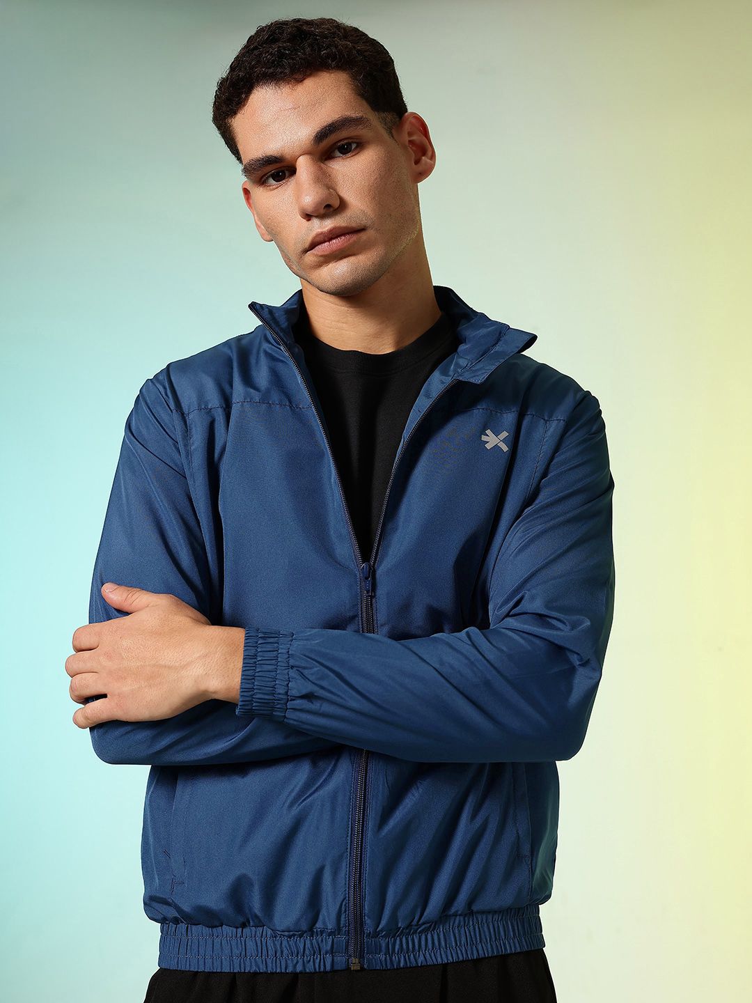HRX by Hrithik Roshan Mock Collar Training Jacket
