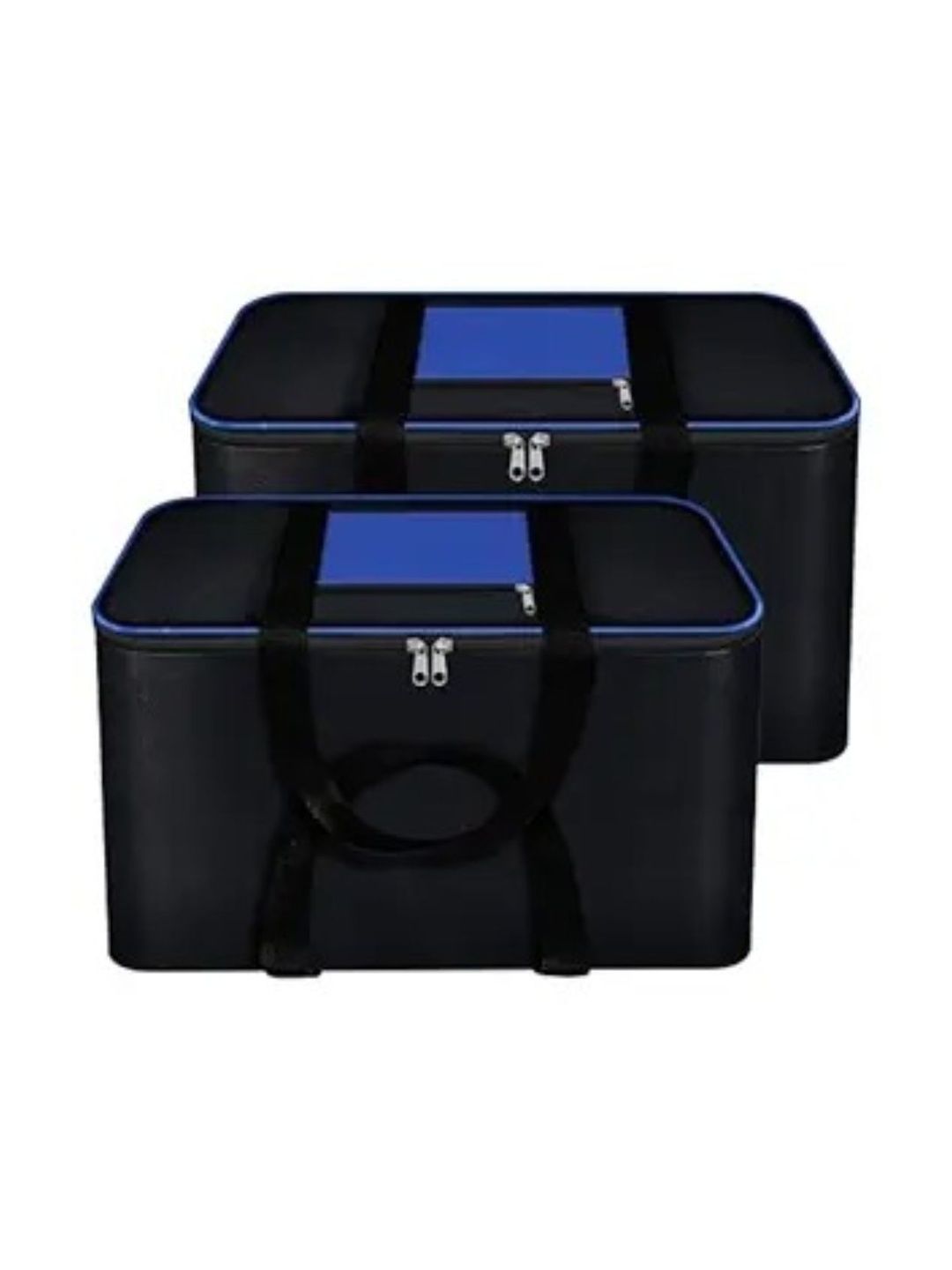 Minicraft Black Black & Blue 2 Pcs Moisture Proof Suit Organisers