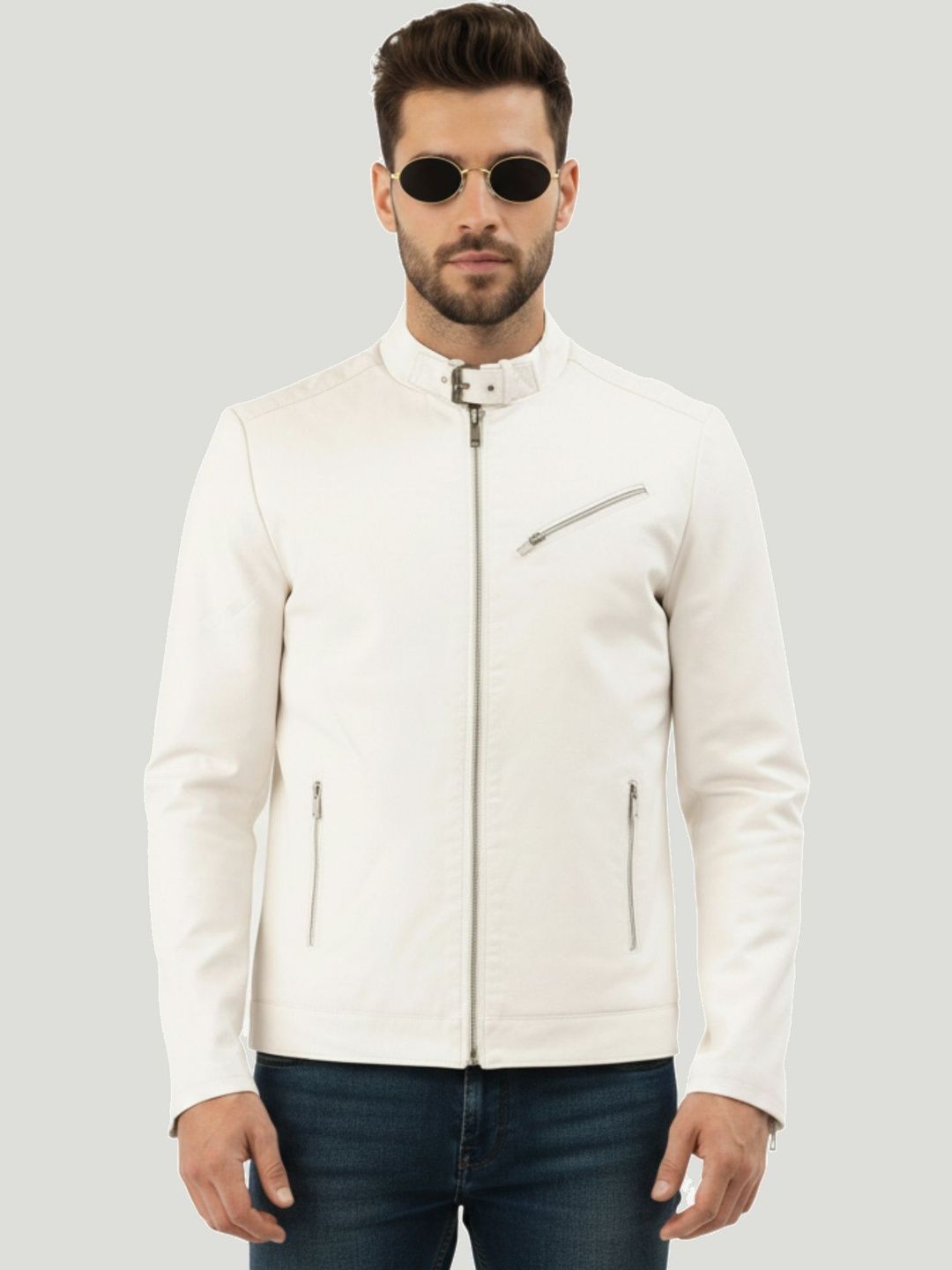 Leather Retail Lightweight Biker Jacket