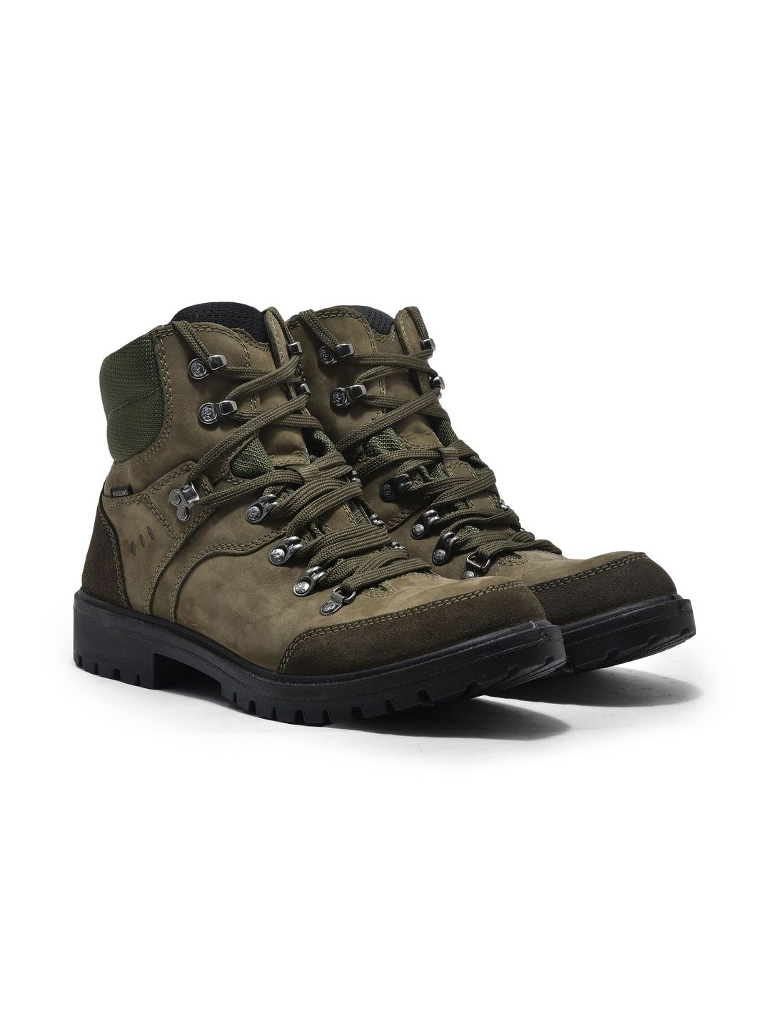Woodland Woodland Men Round Toe Regular Boots