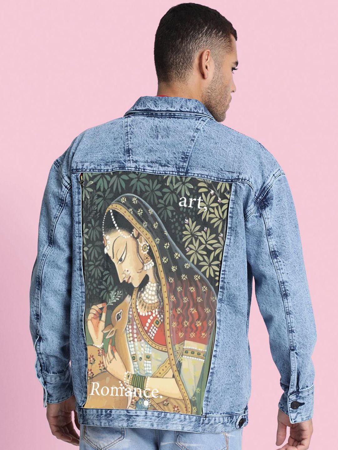 Buy Bene Kleed Unisex Typography Printed Cotton Oversized Denim