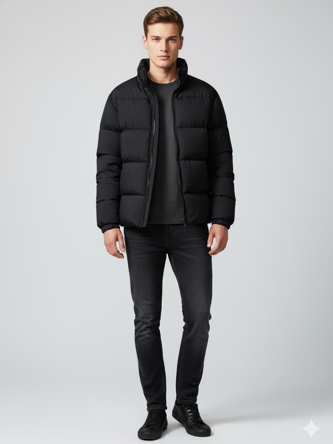 HERE&NOW Men Long Sleeves Regular Fit Polyester Jacket