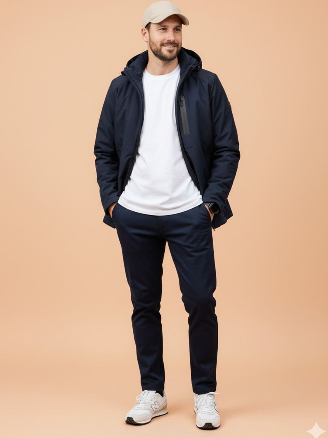 HERE&NOW Men Polyester Jacket