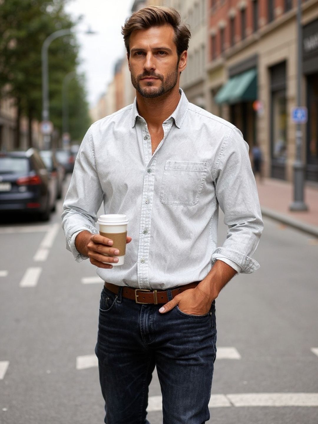 Mast & Harbour Long Sleeves Denim Jacket