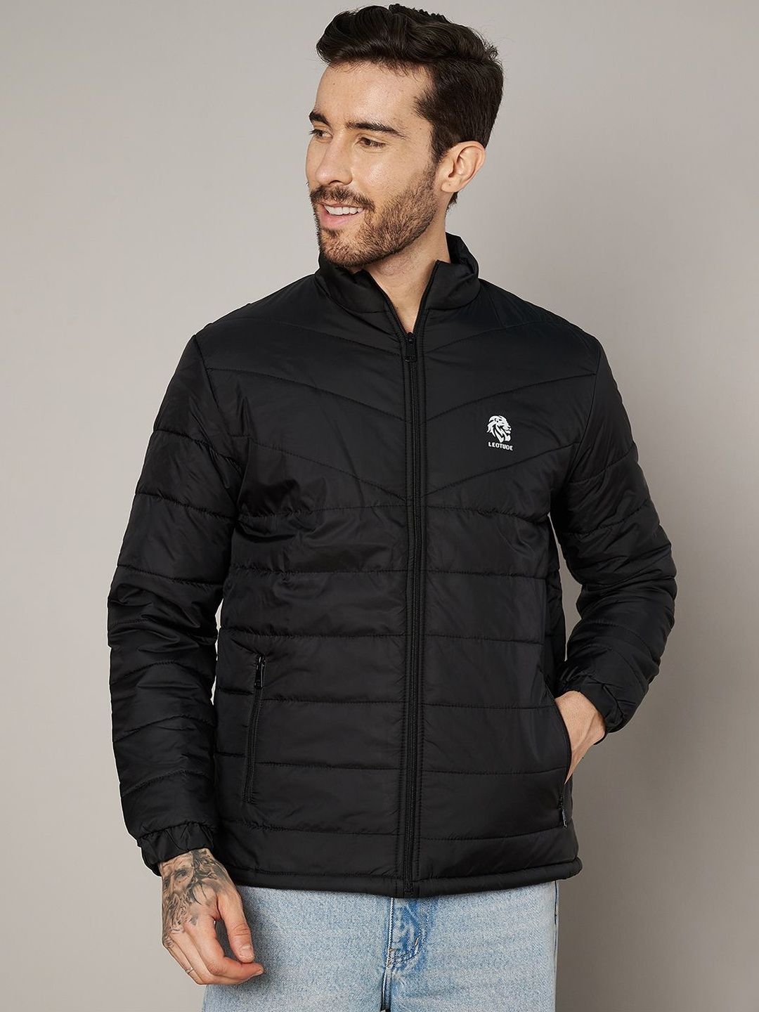 Leotude Men Windcheater Outdoor Sporty Jacket