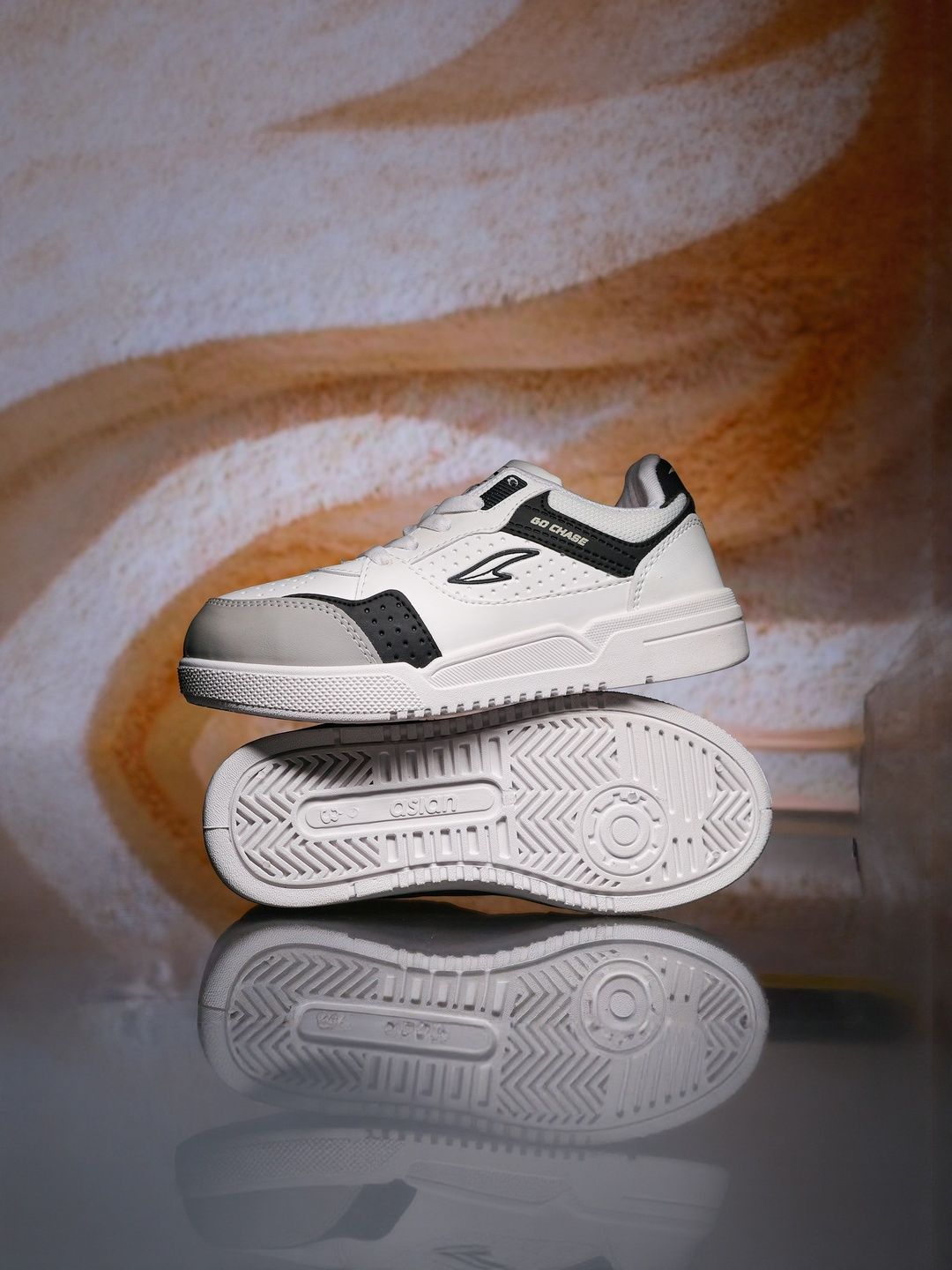 ASIAN Kids Colourblocked Round Toe Lace-Ups Sneakers Shoes