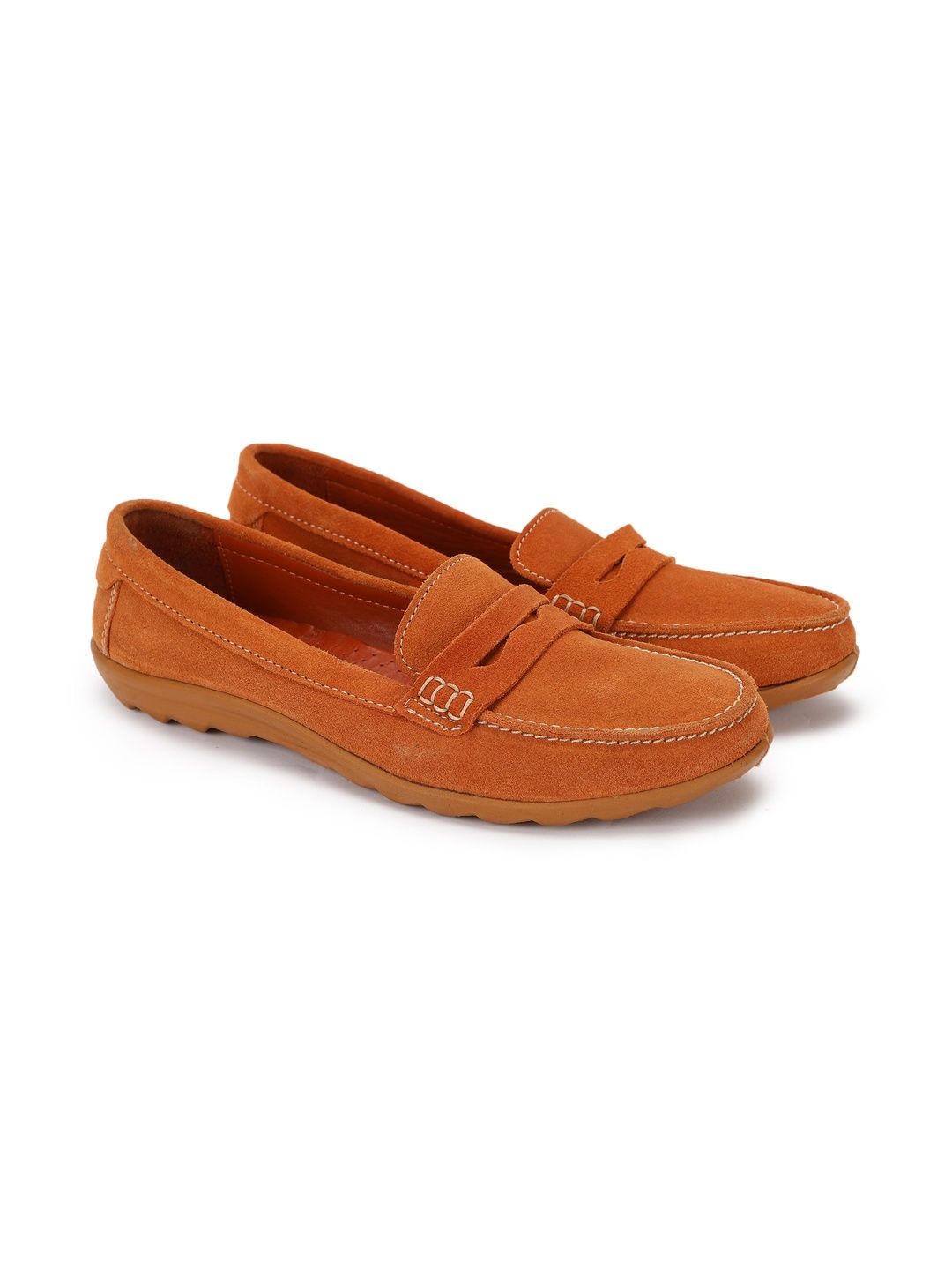 Woodland Woodland Women Solid Suede Loafers